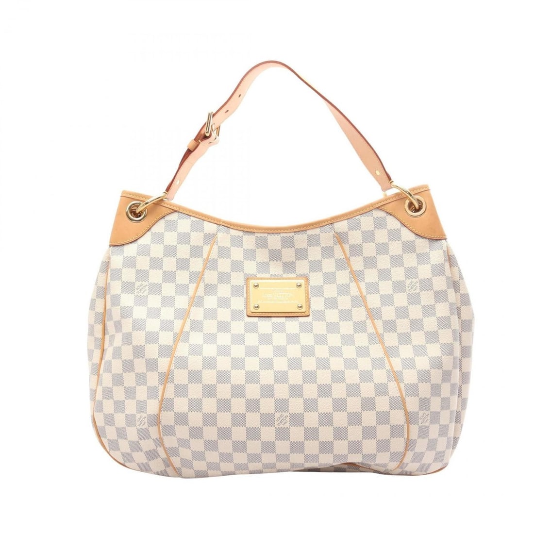 Louis Vuitton Galliera GM Shoulder Bag/Handbag, Coated Canvas and Leather, Damier Azur Pattern,: --- Catalog ---Category: SizeSize (HxWxD): 36cm x 45cm x 12cm / 14.17'' x 17.71'' x 4.72''Category: DesignType: Handbag, Shoulder bagColor: WhiteGender: WomenMaterial: Coated canvas , Leather Category