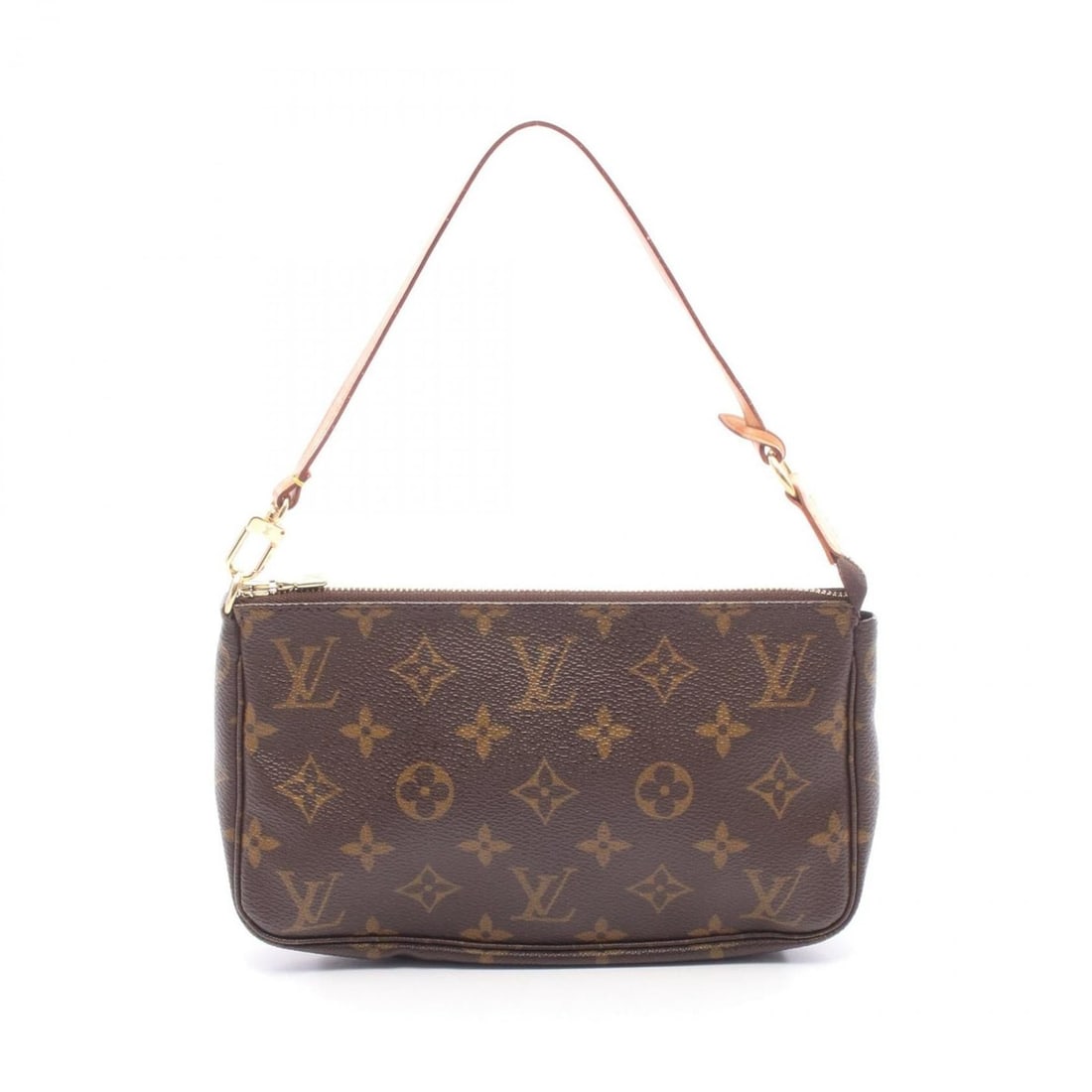 Louis Vuitton Pochette Accessoires Handbag, Coated Canvas and Leather, Monogram Pattern, Women's,: --- Catalog ---Category: SizeSize (HxWxD): 13cm x 21cm x 3cm / 5.11'' x 8.26'' x 1.18''Category: DesignType: HandbagColor: BrownGender: WomenMaterial: Coated canvas , Leather Category: GeneralMPN: M51