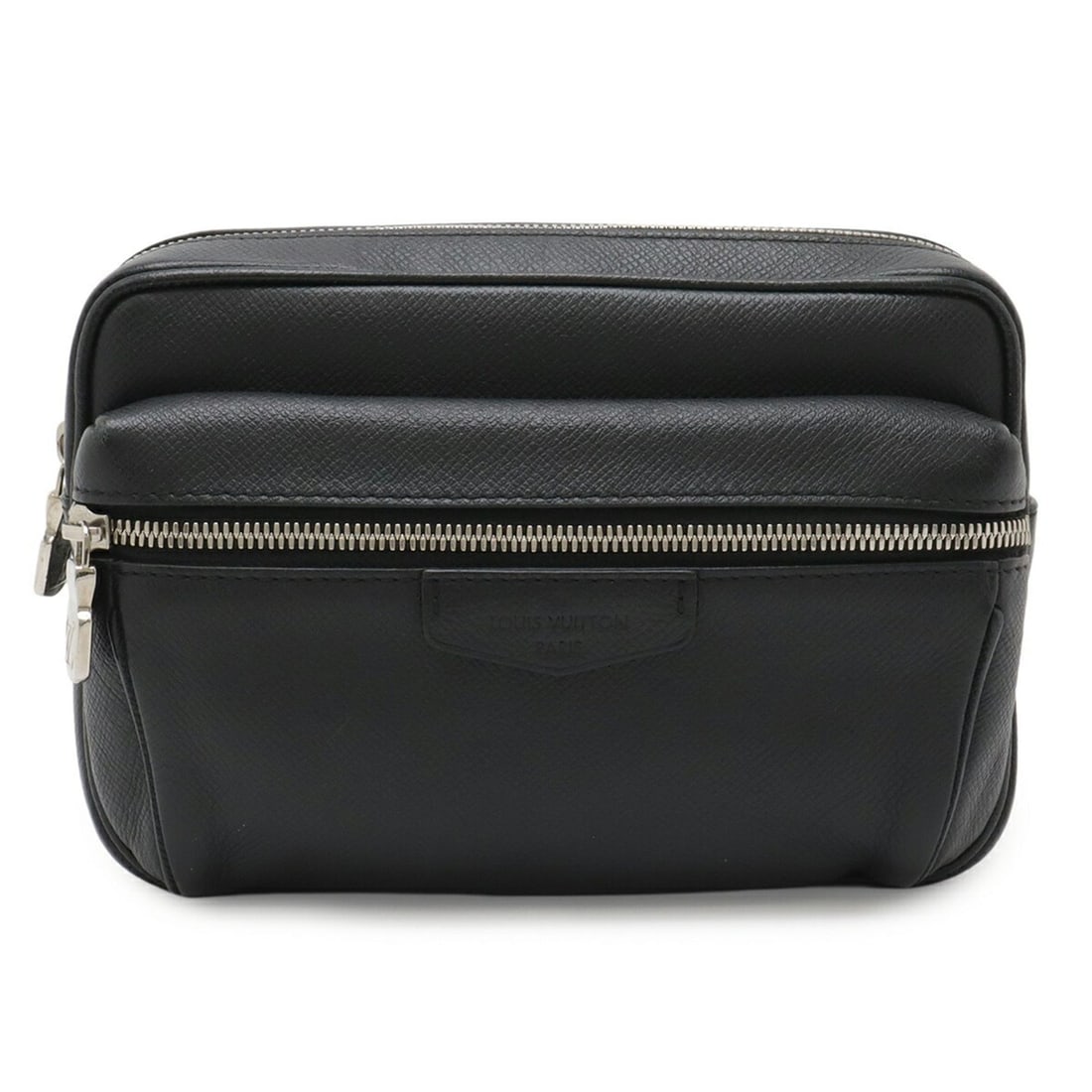LOUIS VUITTON Louis Vuitton Taiga Bum Bag Outdoor Waist Body Shoulder Noir Black M33438: --- Catalog ---Category: SizeSize (HxWxD): 15cm x 21cm x 5cm / 5.9'' x 8.26'' x 1.96''Category: DesignType: Fanny pack, Shoulder bagColor: Black, NoirGender: Women,MenMaterial: Taiga leather Category: