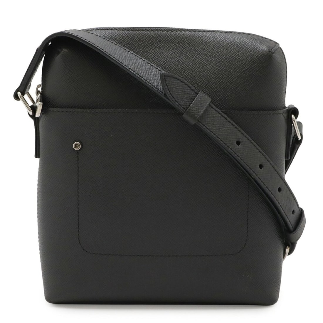 LOUIS VUITTON Louis Vuitton Taiga Pochette Grigori Shoulder Bag Leather Calfskin Ardoise Black: --- Catalog ---Category: SizeSize (HxWxD): 25cm x 21cm x 5cm / 9.84'' x 8.26'' x 1.96''Category: DesignType: Pochette, Shoulder bagColor: Ardoise, BlackGender: WomenMaterial: Taiga leather Category: