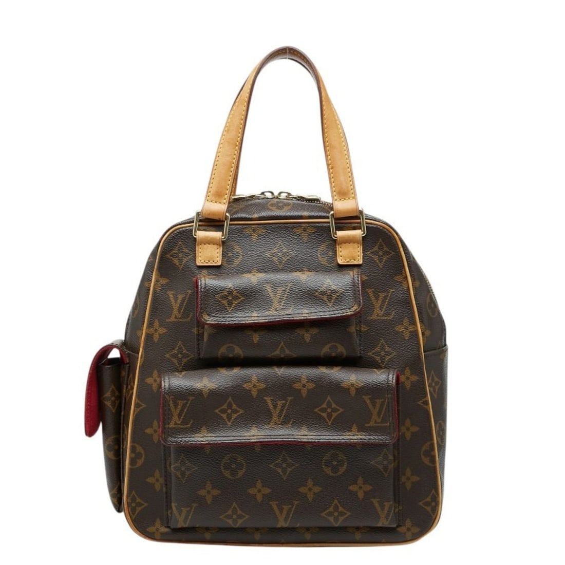 Louis Vuitton Monogram Excentri Cité Handbag M51161 Brown Leather Women's LOUIS VUITTON: --- Catalog ---Category: SizeSize (HxWxD): 25cm x 25cm x 11.5cm / 9.84'' x 9.84'' x 4.52''Category: DesignType: HandbagColor: BrownGender: WomenMaterial: PVC , Leather Category: GeneralMPN: M51161Bran