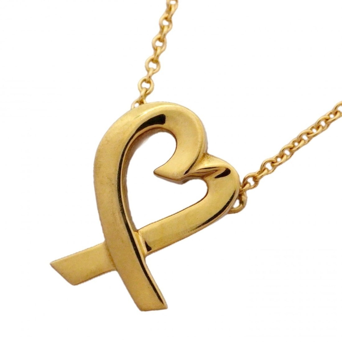 Tiffany & Co. Loving Heart Necklace, 18K Yellow Gold, Women's: --- Catalog ---Category: SizePendant Size: 13.4mm x 9.8mm / 0.52'' x 0.38''Neck Circumference: 41.5 cm / 16.33''Category: DesignGender: WomenMaterial: Yellow gold (18K)Necklace Type: NecklaceCategory: