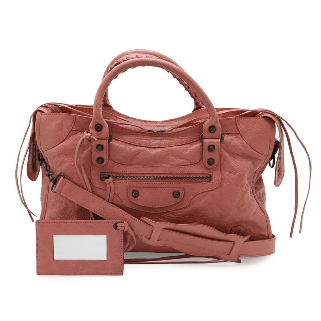 BALENCIAGA The City Editor's Bag, Handbag/Shoulder Leather, Sand Beige, Item No. 115748: --- Catalog ---Category: SizeWeight: 760g / 1.67lb.Size (HxWxD): 24cm x 38cm x 13cm / 9.44'' x 14.96'' x 5.11''Strap Length: 61cm / 24.01''Category: DesignType: Handbag, Shoulder bagColor: PinkGender: