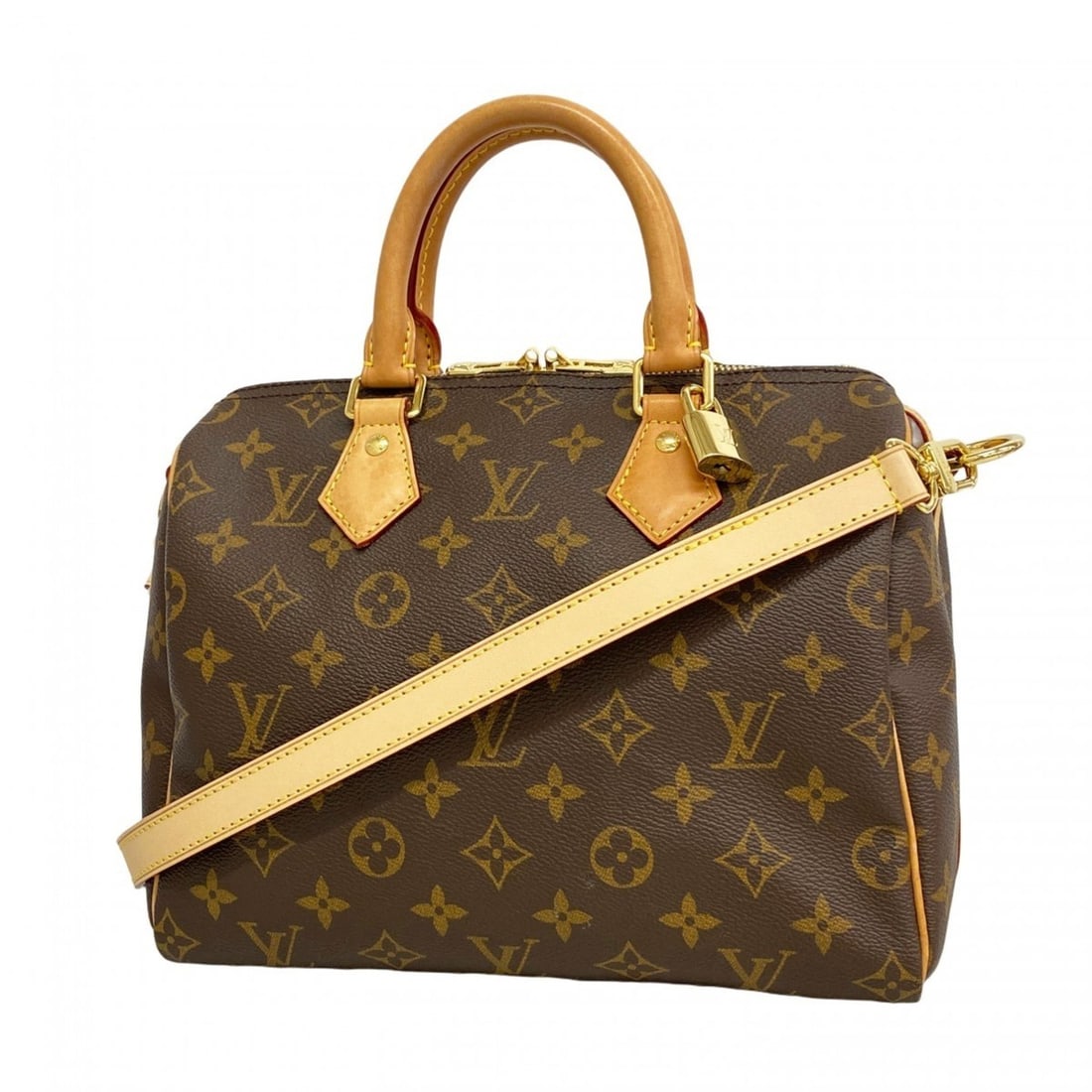 Louis Vuitton Monogram Speedy Bandoulière 25 Handbag M46977 Brown 2-way bag for women: --- Catalog ---Category: SizeSize (HxWxD): 20cm x 25cm x 14cm / 7.87'' x 9.84'' x 5.51''Category: DesignType: HandbagColor: BrownGender: WomenCategory: GeneralMPN: M46977Brand: Louis Vuitton--- Item L