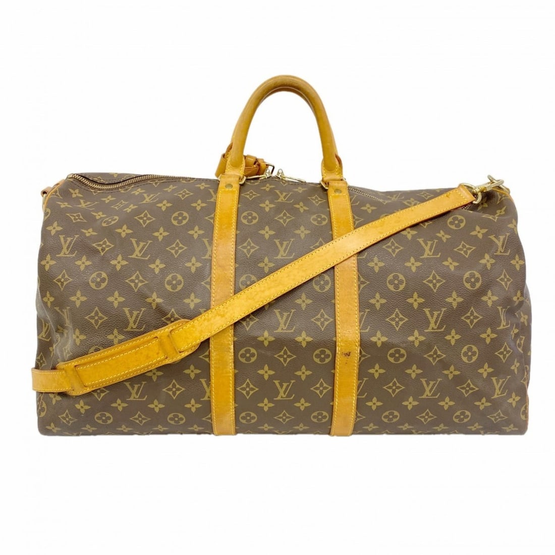Louis Vuitton Bags - Boston Monogram Keepall Bandoulière 55 M41414 Brown Men's & Women's: --- Catalog ---Category: SizeSize (HxWxD): 31cm x 55cm x 26cm / 12.2'' x 21.65'' x 10.23''Category: DesignType: Boston bagColor: BrownGender: Men,WomenCategory: GeneralMPN: M41414Brand: Louis Vuitton-
