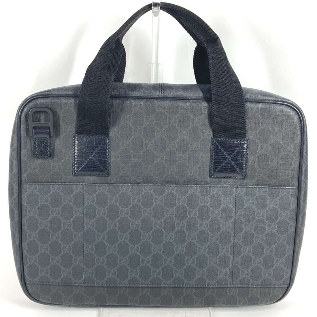 GUCCI 169934 GG Supreme Logo PC Case Business Bag Tote Handbag Canvas Men's Women's Black: --- Catalog ---Category: SizeSize (HxWxD): 27cm x 35.5cm x 5cm / 10.62'' x 13.97'' x 1.96''Category: DesignType: Handbag, Tote bagColor: BlackGender: Men,WomenMaterial: GG Supreme Category: GeneralMPN