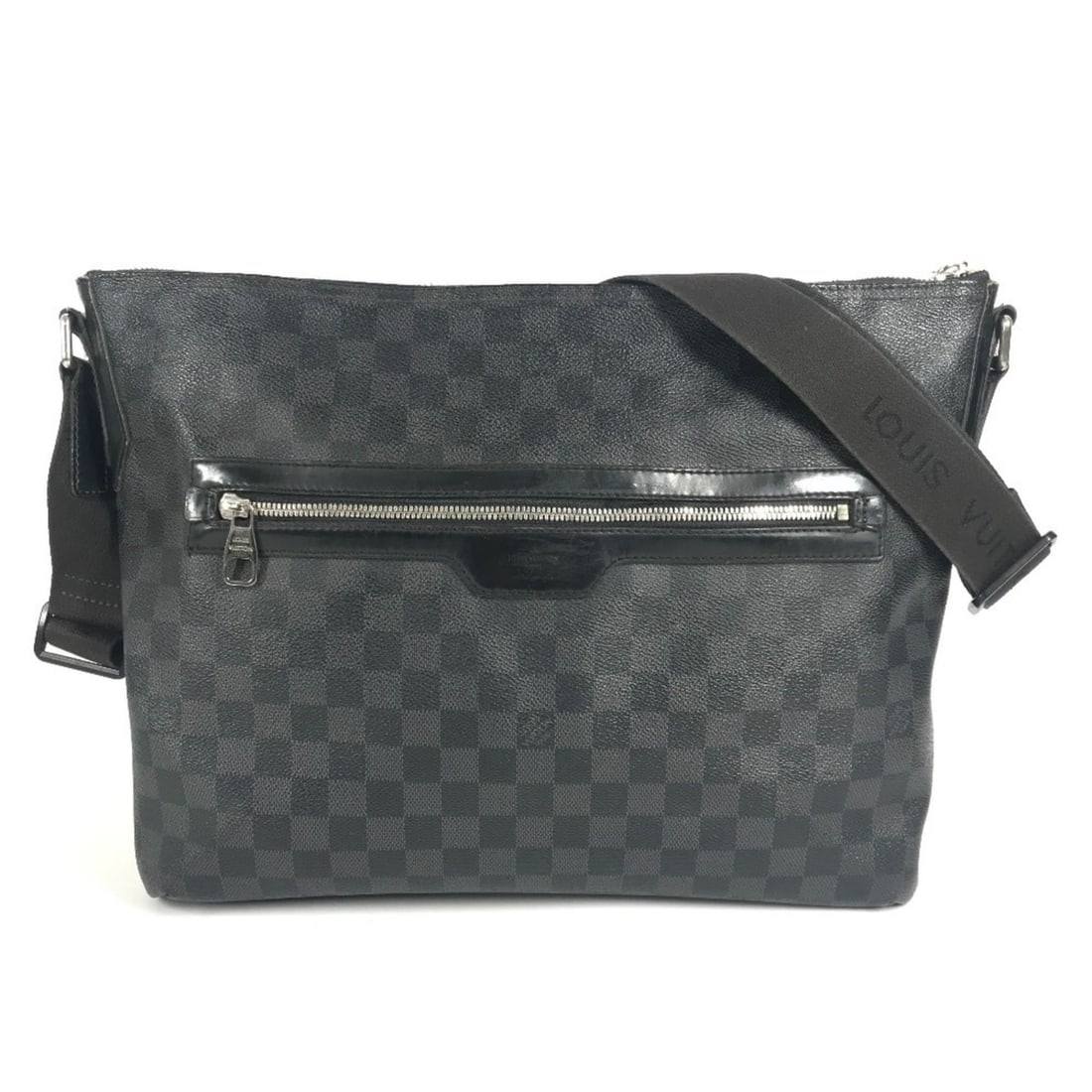 LOUIS VUITTON N41106 Damier Graphite Mick MM Shoulder Bag, Crossbody Canvas, Black: --- Catalog ---Category: SizeSize (HxWxD): 28cm x 35.5cm x 9.5cm / 11.02'' x 13.97'' x 3.74''Category: DesignType: Shoulder bagColor: Black, GalleGender: Men,WomenMaterial: Damier Graphite Category: G