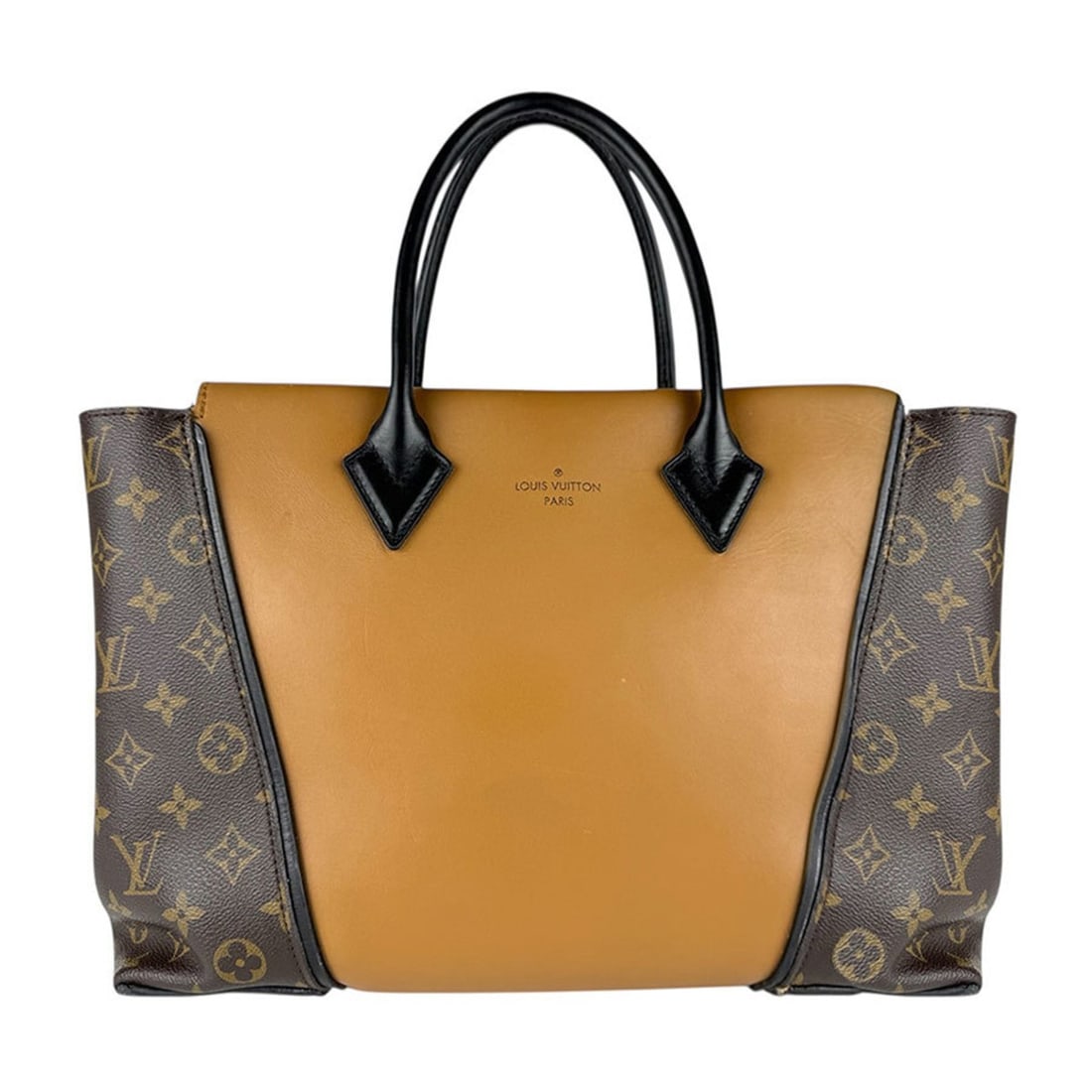 Louis Vuitton LOUIS VUITTON Monogram Tote W PM Handbag, Canvas Leather, Noisette, Women's, M40941,: --- Catalog ---Category: SizeSize (HxWxD): 24cm x 36cm x 13cm / 9.44'' x 14.17'' x 5.11''Category: DesignType: HandbagColor: Monogram, NoisetteGender: WomenMaterial: Monogram , Leather Category: Gener