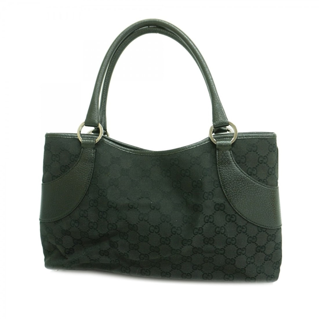 Gucci GG Canvas Tote Bag 113015, Black, Women's: --- Catalog ---Category: SizeSize (HxWxD): 20cm x 36cm x 6cm / 7.87'' x 14.17'' x 2.36''Category: DesignType: Tote bagColor: BlackGender: WomenMaterial: Canvas Hardware Color: SilverCategory: GeneralM