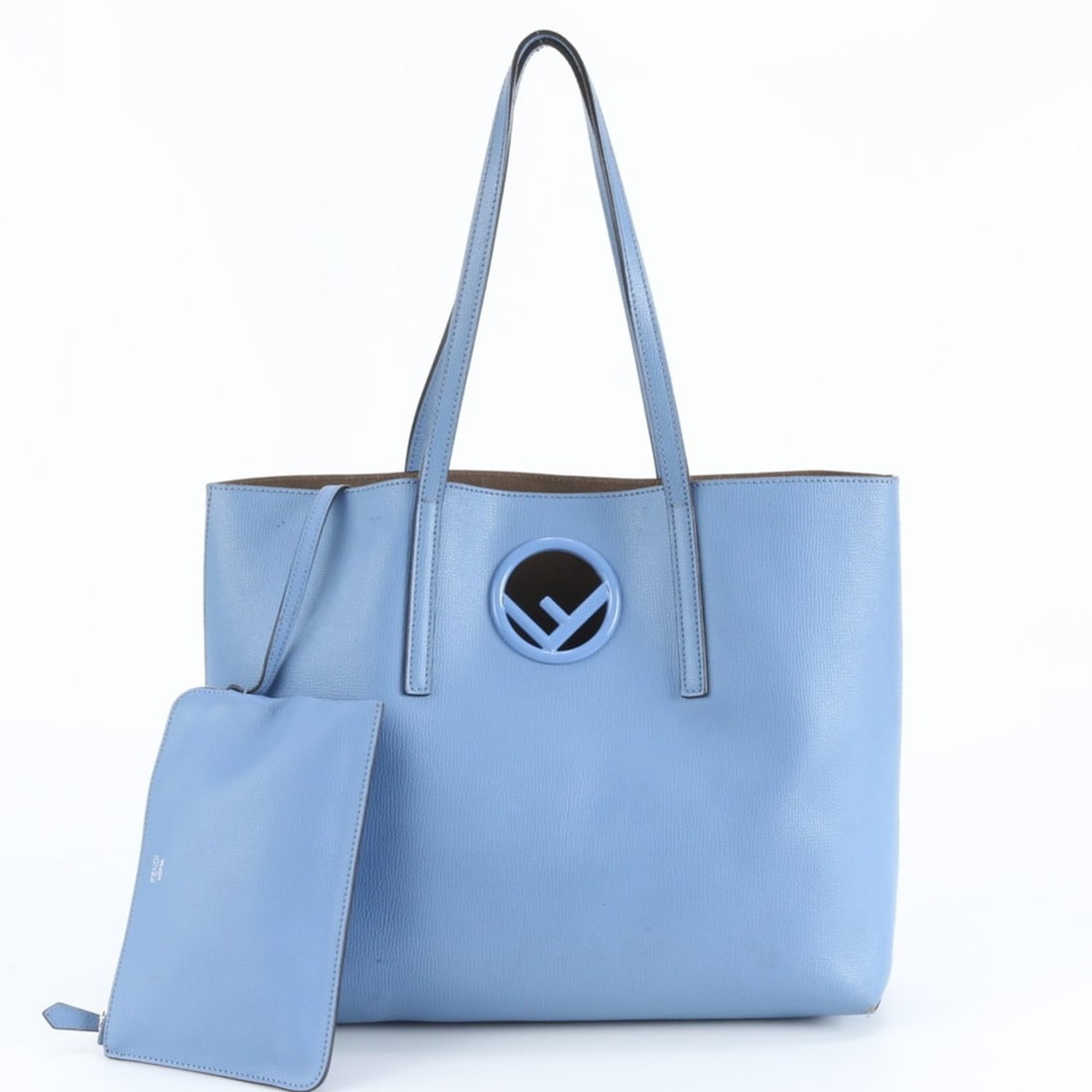 Fendi F is Shopping Tote Bag 8BH348 Leather Shoulder for Women: --- Catalog ---Category: SizeSize (HxWxD): 28cm x 33cm x 13cm / 11.02'' x 12.99'' x 5.11''Strap Length: 52cm / 20.47''Category: DesignType: Tote bagColor: Light blueGender: WomenMaterial: Leather Cate