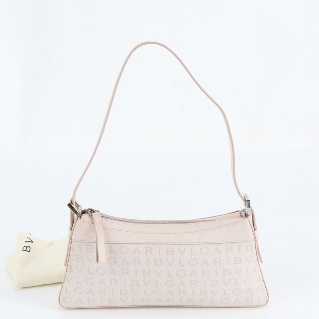 Bvlgari Logomania Leather Shoulder Bag, One-Shoulder Tote Handbag, Pink, Women's: --- Catalog ---Category: SizeSize (HxWxD): 12cm x 27cm x 5cm / 4.72'' x 10.62'' x 1.96''Strap Length: 50cm / 19.68''Category: DesignType: Handbag, Shoulder bag, Tote bagColor: PinkGender: WomenMateria