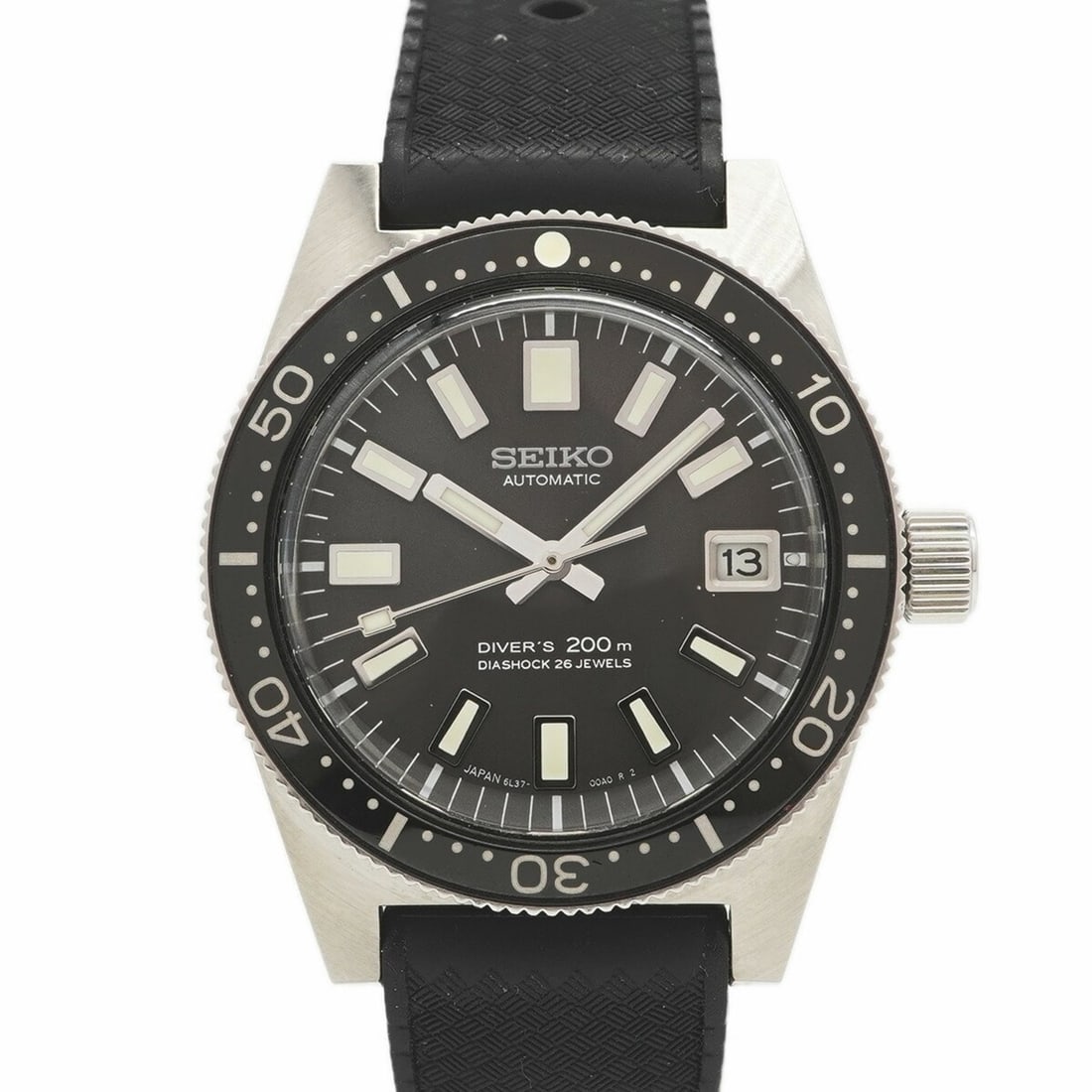 Seiko Prospex First Diver SBEN003 6L37-00A0 Gray Dial Men's Watch: --- Catalog ---Category: SizeWrist Size: 21.5cm / 8.46''Case Diameter: 38mm / 1.5''Category: DesignType: WristwatchGender: MenColor (Dial): GrayMaterial (Band): RubberCategory: GeneralMPN: SBEN003/6L3