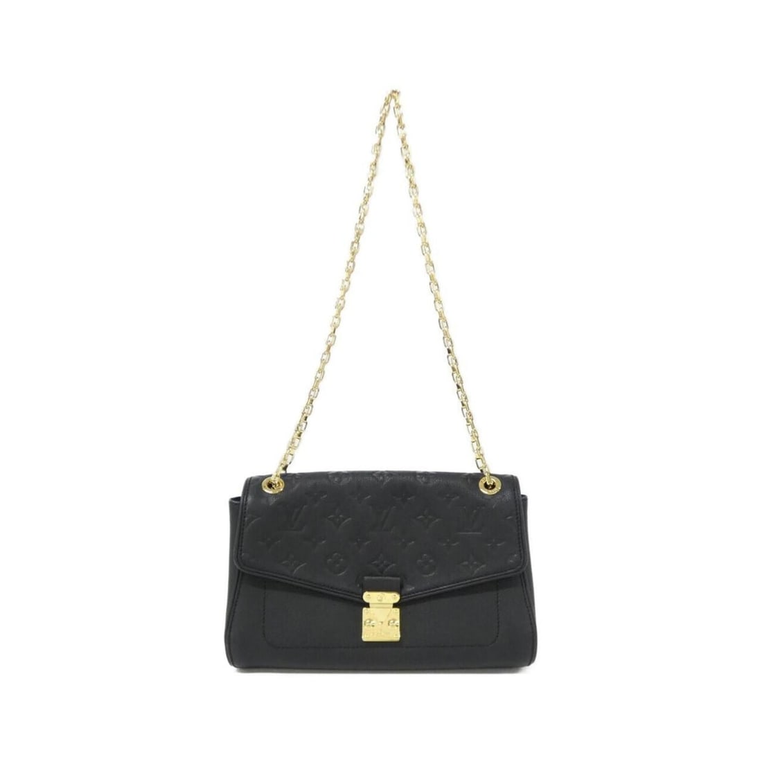 Louis Vuitton Monogram Empreinte Saint Germain PM M48931 Shoulder Bag: --- Catalog ---Category: SizeWeight: 600g / 1.32lb.Size (HxWxD): 15cm x 27cm x 8cm / 5.9'' x 10.62'' x 3.14''Strap Length: 68cm / 26.77''Category: DesignType: Shoulder bagColor: BlackGender: WomenMate