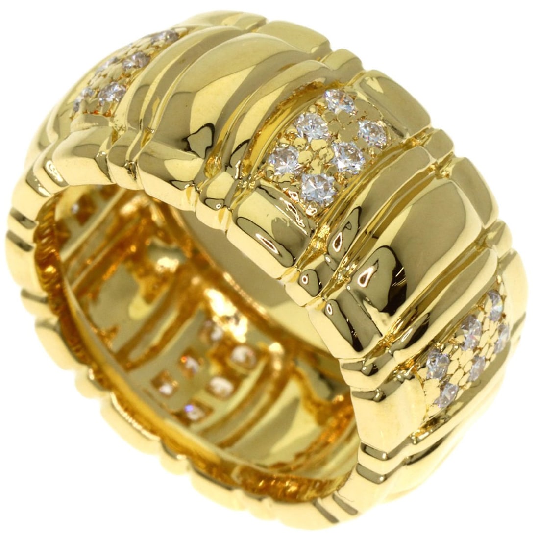 Piaget Tanagra Diamond #51 Ring in 18K Yellow Gold for Women: --- Catalog ---Category: SizeJP Size: 11US Size: 6Category: DesignType: Band ringColor: GoldGender: WomenMaterial: Yellow gold (18K)Category: GeneralBrand: Piaget--- Item List ---Section: ConditionRan