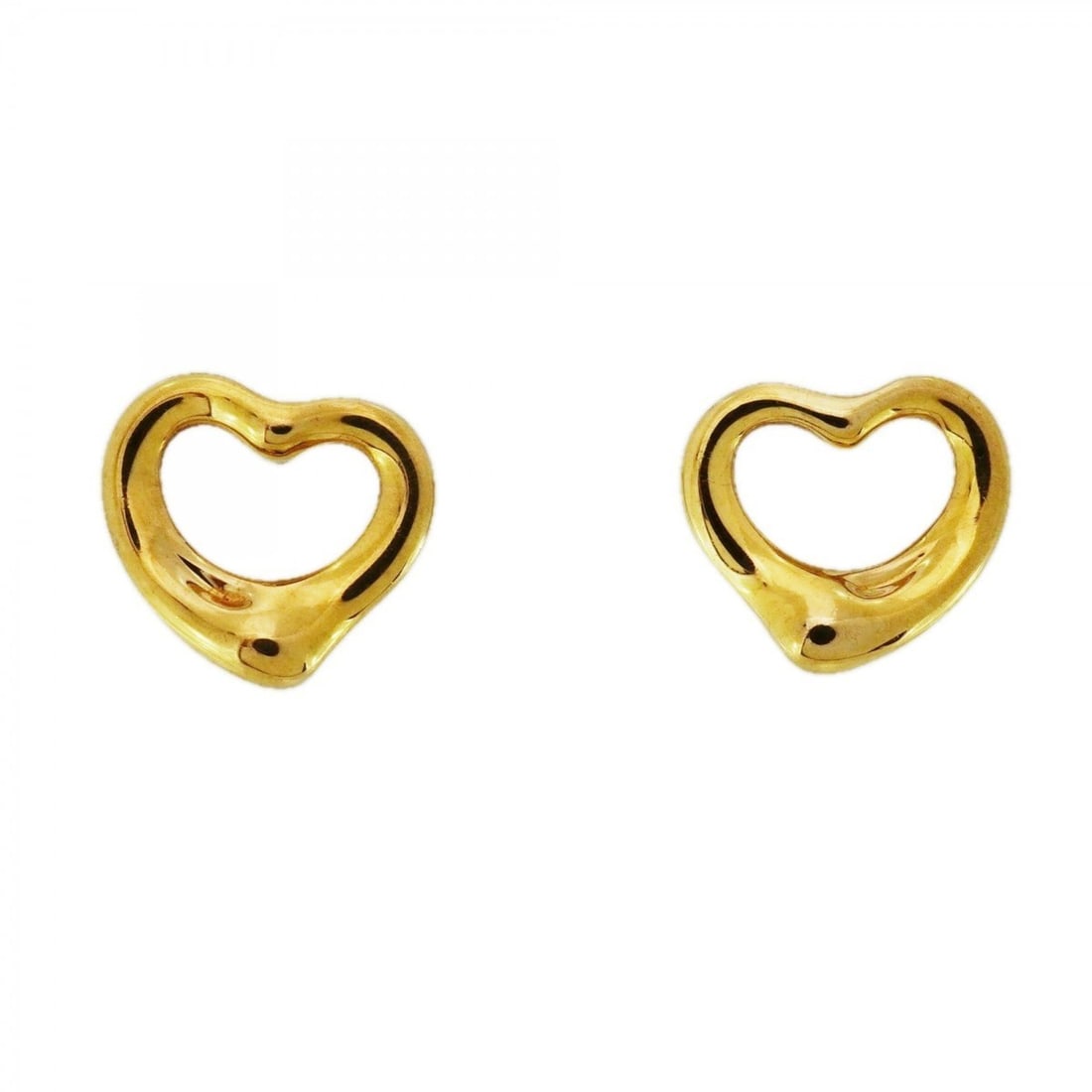 Tiffany & Co. Heart Earrings, 18K Yellow Gold, Women's: --- Catalog ---Category: SizeSize (HxWxD): 9.60mm x 10.80mm / 0.38'' x 0.43''Category: DesignType: Stud earringsGender: WomenMaterial: Yellow gold (18K)Category: GeneralBrand: Tiffany--- Item List ---