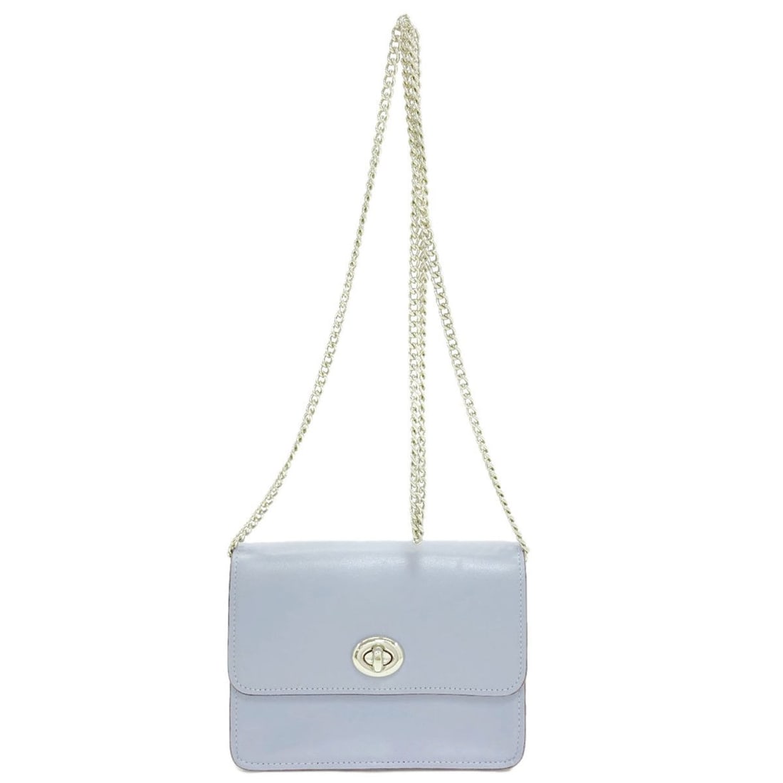 Coach F31384 Chain Shoulder Bag Leather Women's COACH: --- Catalog ---Category: SizeSize (HxWxD): 13cm x 17.5cm x 7cm / 5.11'' x 6.88'' x 2.75''Category: DesignType: Shoulder bagColor: Light blueGender: WomenMaterial: Leather Category: GeneralMPN: F31384B