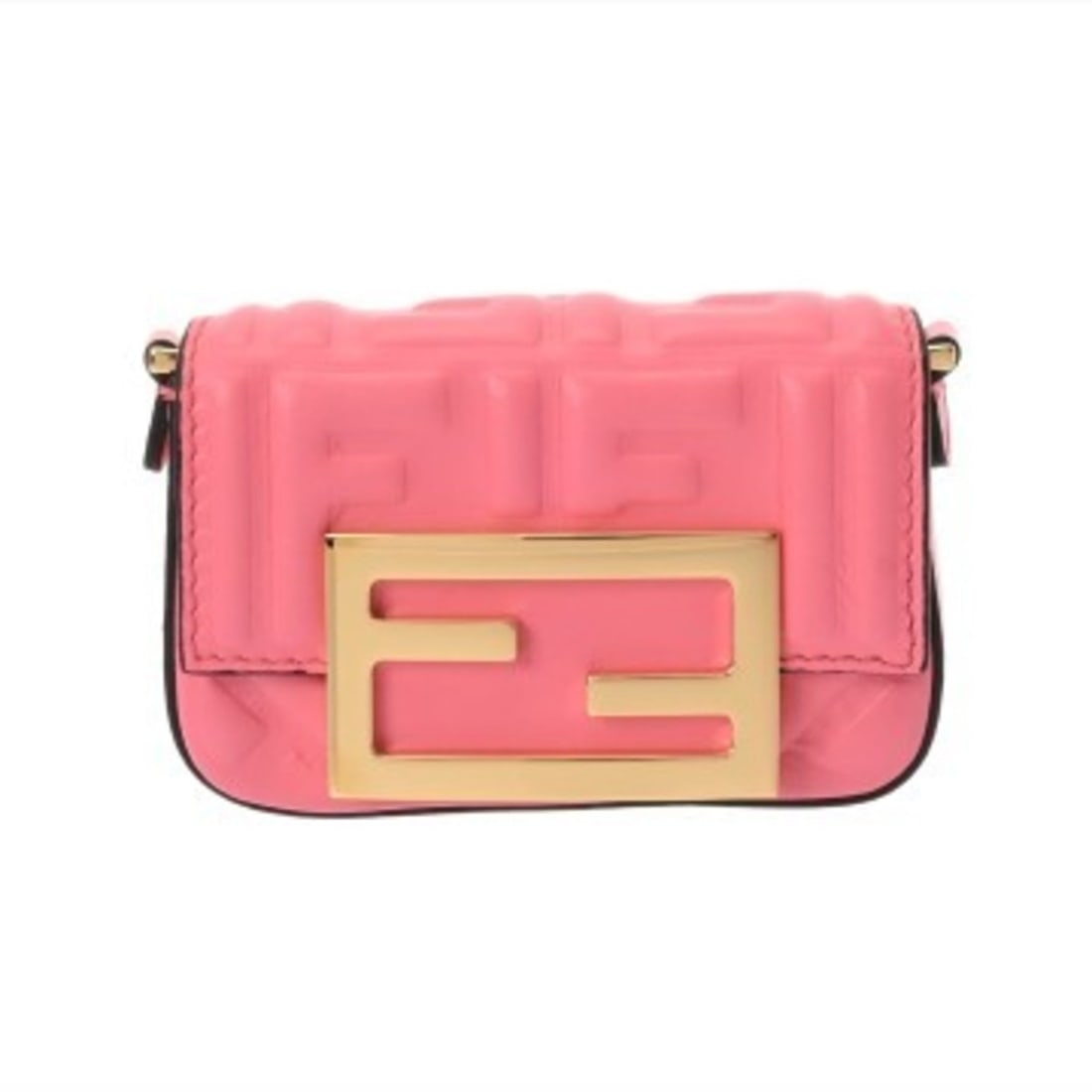 FENDI Nano Bucket Pink 7AS045 Women's Leather Shoulder Bag A Rank Used Ginzo: --- Catalog ---Category: SizeSize (HxWxD): 6.5cm x 10.5cm x 2cm / 2.55'' x 4.13'' x 0.78''Category: DesignType: Shoulder bagColor: PinkGender: WomenMaterial: Leather Hardware Color: GoldCategory: Gene