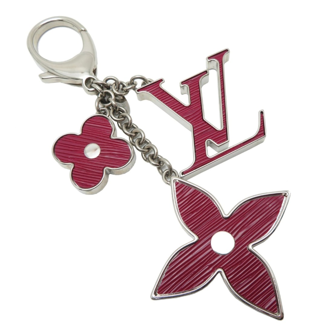 Louis Vuitton Key Charm Bijou Sac Fleur de Epi Women's Keychain M65224 (Discontinued) Metal Fuchsia: --- Catalog ---Category: SizeSize (HxWxD): 14.5cm x 5.8cm / 5.7'' x 2.28''Category: DesignType: KeyringColor: FuchsiaGender: WomenMaterial: MetalCategory: GeneralMPN: M65224Brand: Louis VuittonCountry