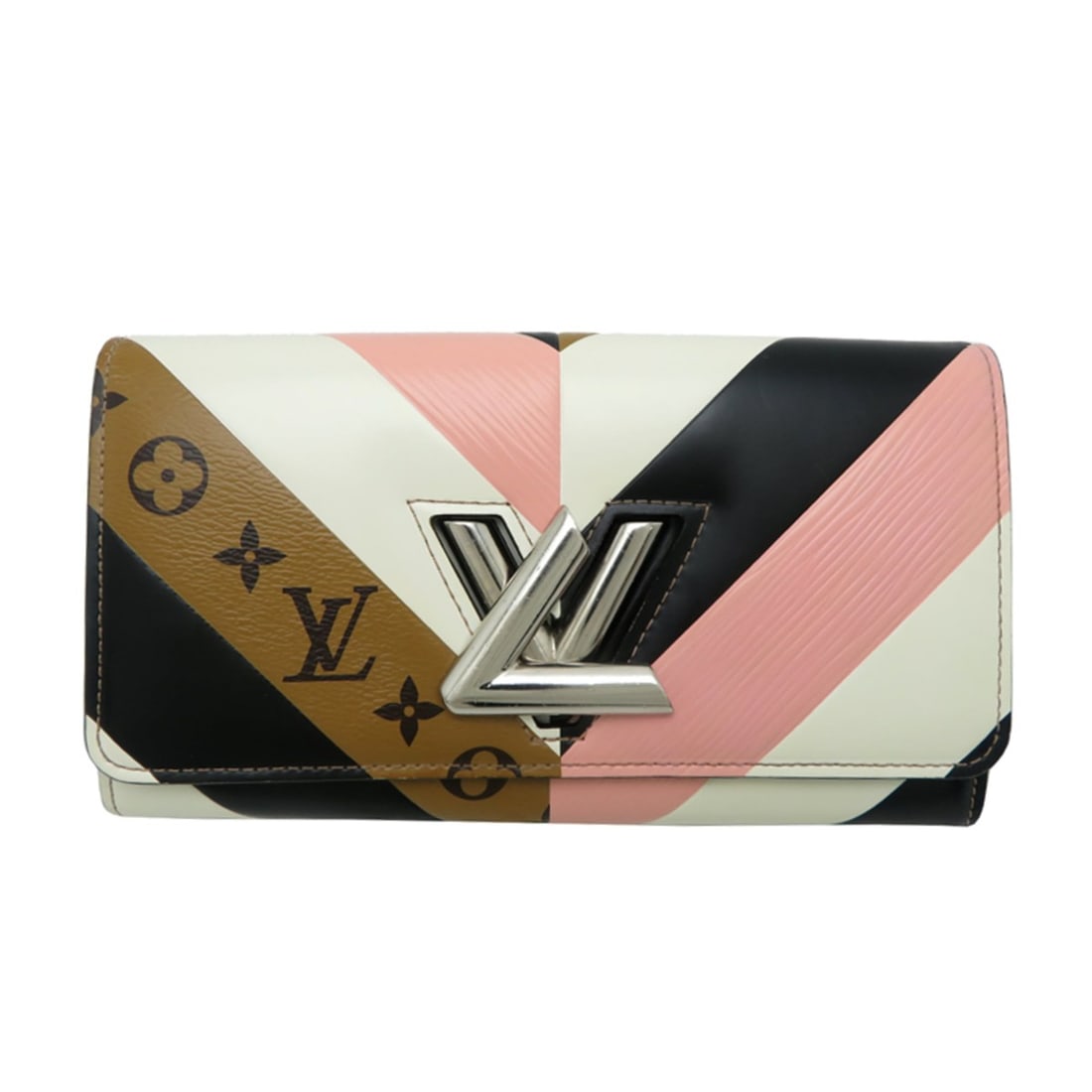 Louis Vuitton Portefeuille Twist Women's Long Wallet M64346 (Discontinued) Epi Leather, Multicolor: --- Catalog ---Category: SizeSize (HxWxD): 10.5cm x 19cm x 3cm / 4.13'' x 7.48'' x 1.18''Category: DesignType: Long wallet (bi-fold)Color: Multi-colorGender: WomenMaterial: Epi leather Category: Gener