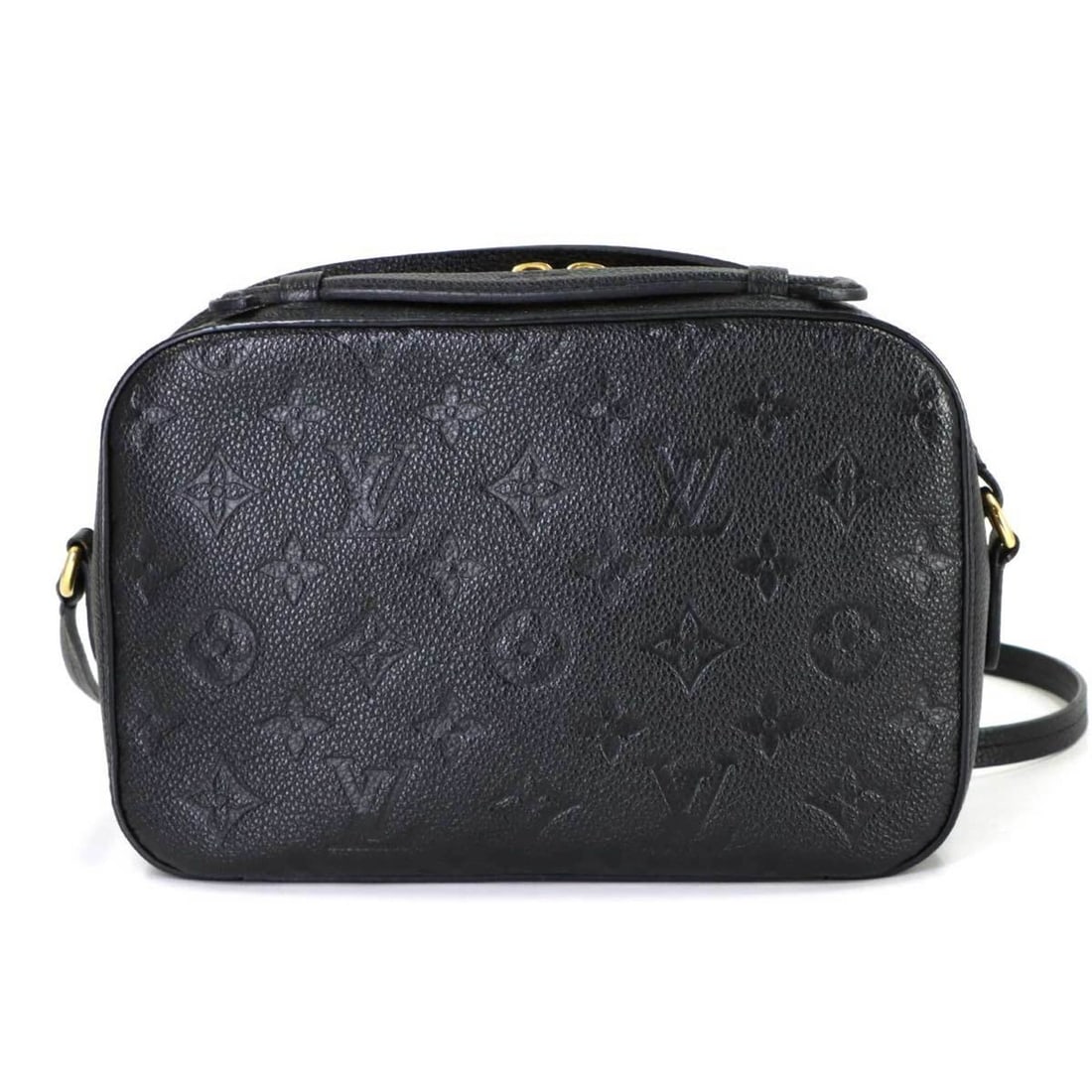 Louis Vuitton LOUIS VUITTON Monogram Empreinte Saintonge Shoulder Handbag Leather Noir Black M44593: --- Catalog ---Category: SizeSize (HxWxD): 14.5cm x 22cm x 7cm / 5.7'' x 8.66'' x 2.75''Category: DesignType: Shoulder bagColor: Black, NoirGender: WomenMaterial: Monogram Empreinte Category: GeneralM