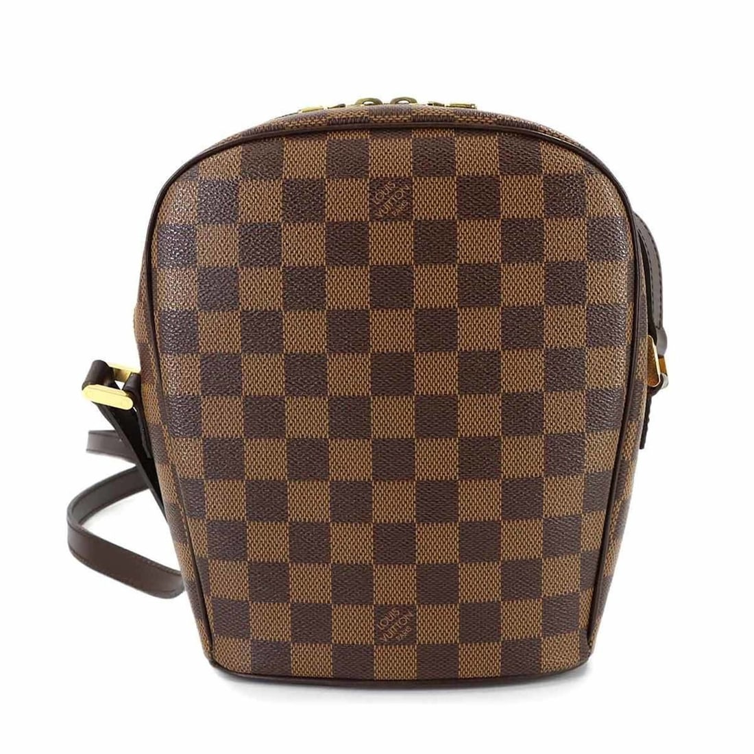 Louis Vuitton Damier Ipanema PM Shoulder Handbag, Ebene Brown, N51294, Gold Hardware: --- Catalog ---Category: SizeSize (HxWxD): 22cm x 20cm x 7.5cm / 8.66'' x 7.87'' x 2.95''Category: DesignType: Handbag, Shoulder bagColor: Brown, Damier Canvas, EbeneGender: WomenMaterial: Damier Canv