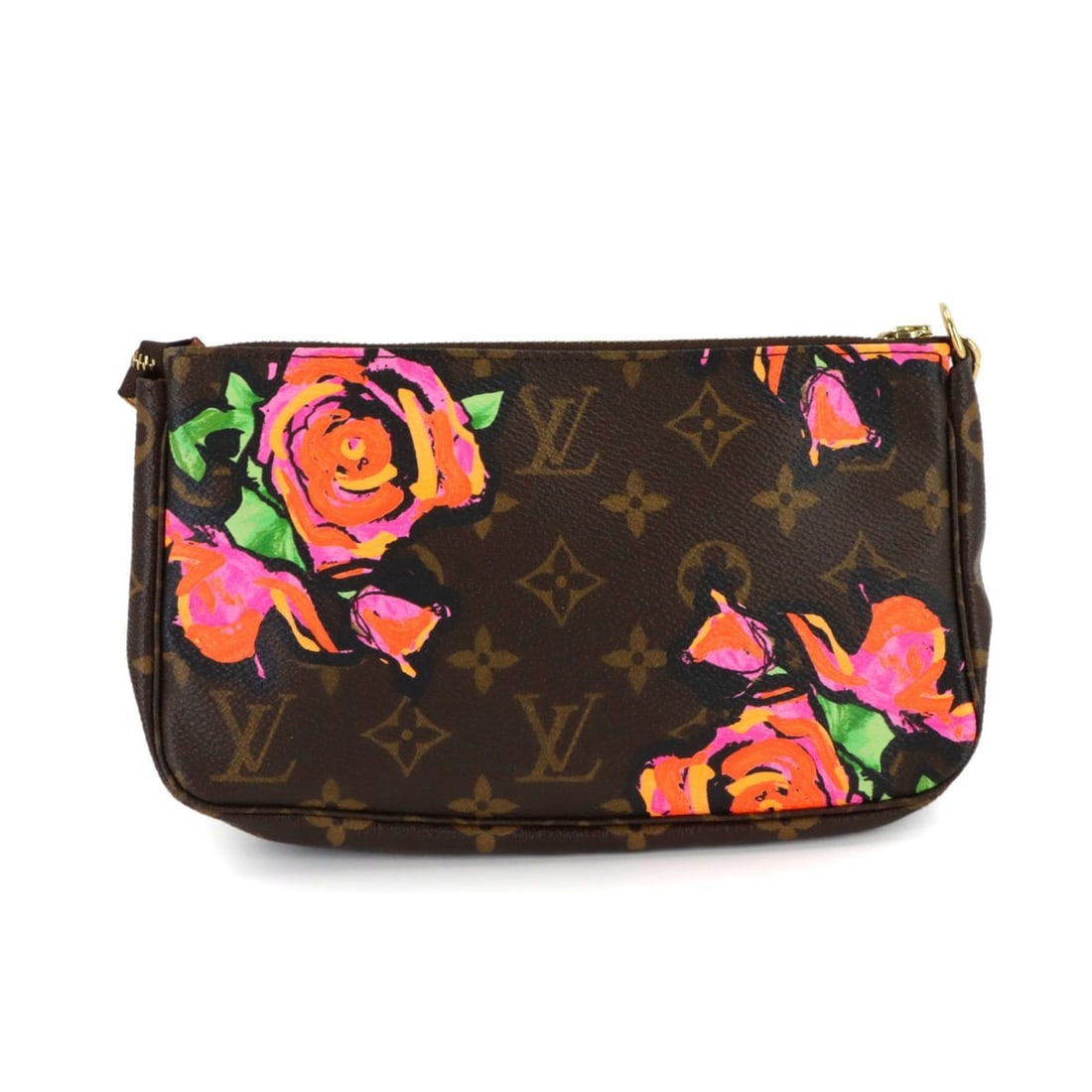 Louis Vuitton Monogram Rose Pochette Accessoires Handbag Brown Pink M48615: --- Catalog ---Category: SizeSize (HxWxD): 13cm x 21.5cm x 3.5cm / 5.11'' x 8.46'' x 1.37''Category: DesignType: Handbag, PochetteColor: Monogram RoseGender: WomenMaterial: Monogram Rose Category: Gen