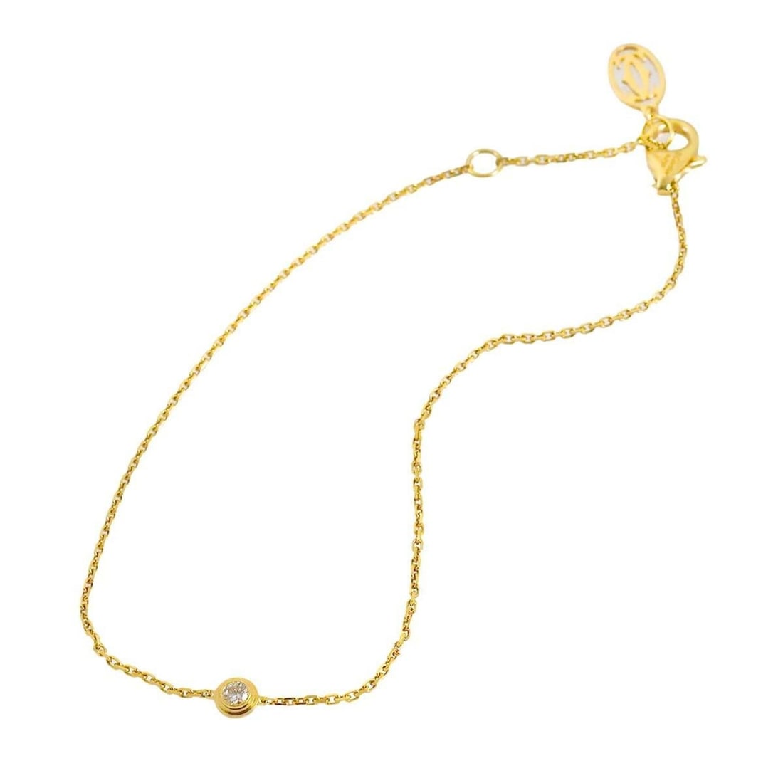 Cartier d'Amour Bracelet XS 18cm Diamond 18K YG 750 Diamants Légers: --- Catalog ---Category: SizeLength: 18cm / 7.08''Category: DesignType: Charm braceletColor: GoldGender: WomenMaterial: Yellow gold (18K)Category: GeneralBrand: Cartier--- Item List ---Section: Condit