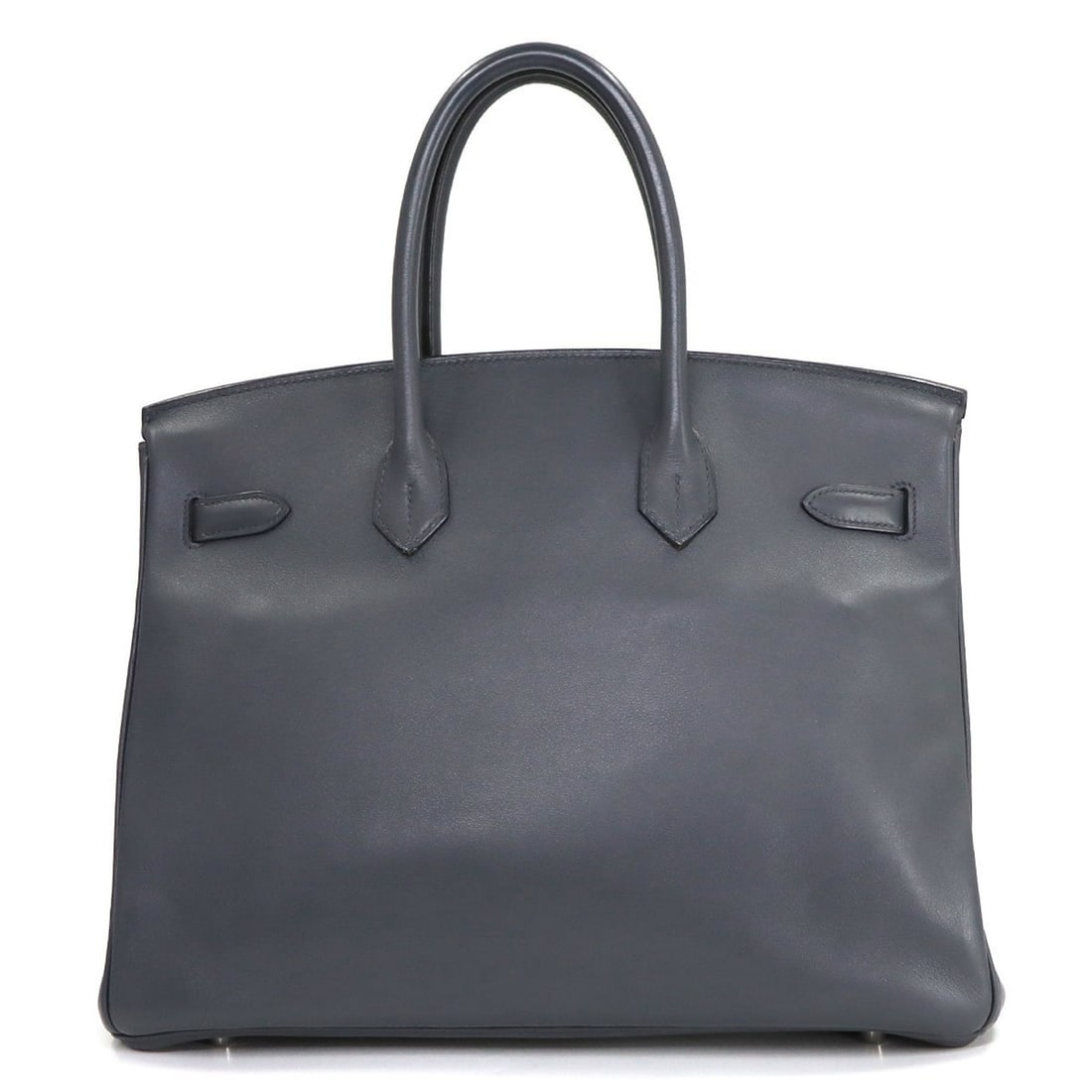 Hermes Birkin 35 Swift Ardoise Handbag ?K stamp Silver hardware: --- Catalog ---Category: SizeSize (HxWxD): 28cm x 34cm x 18cm / 11.02'' x 13.38'' x 7.08''Category: DesignType: HandbagColor: ArdoiseGender: WomenMaterial: Swift leather Category: GeneralBrand: Hermes