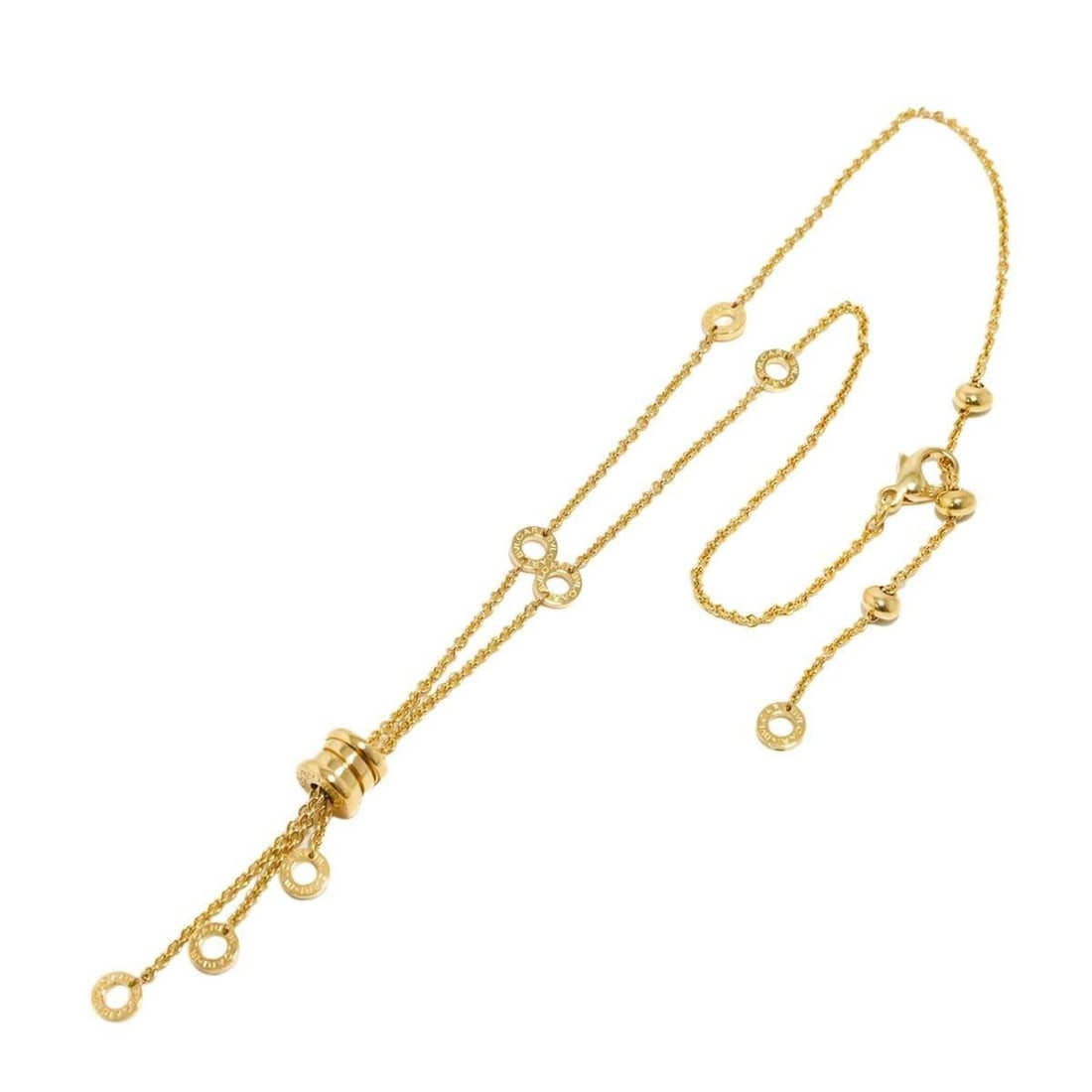 Bulgari BVLGARI B-ZERO1 Element Necklace 44cm 18K YG Yellow Gold 750: --- Catalog ---Category: SizePendant Size: 44.5mm x 9.2mm / 1.75'' x 0.36''Neck Circumference: 44 cm / 17.32''Category: DesignGender: WomenMaterial: Yellow gold (18K)Necklace Type: NecklaceCategory: G