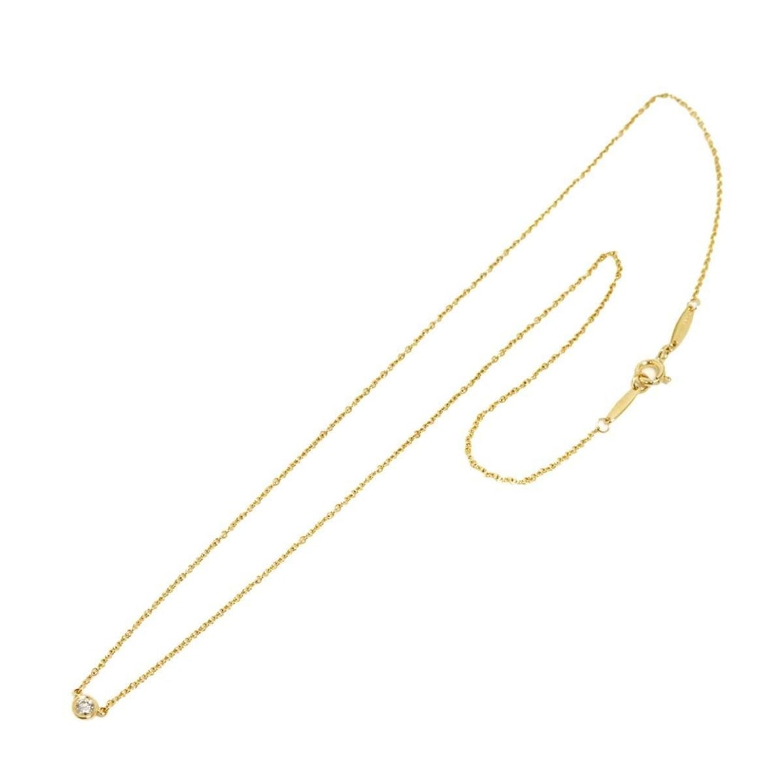 Tiffany & Co. By The Yard Diamond Necklace, 40cm, 18K Yellow Gold 750: --- Catalog ---Category: SizePendant Size: 3.8mm / 0.14''Neck Circumference: 40 cm / 15.74''Category: DesignGender: WomenMaterial: Yellow gold (18K)Necklace Type: NecklaceCategory: GeneralBrand: Tiffa