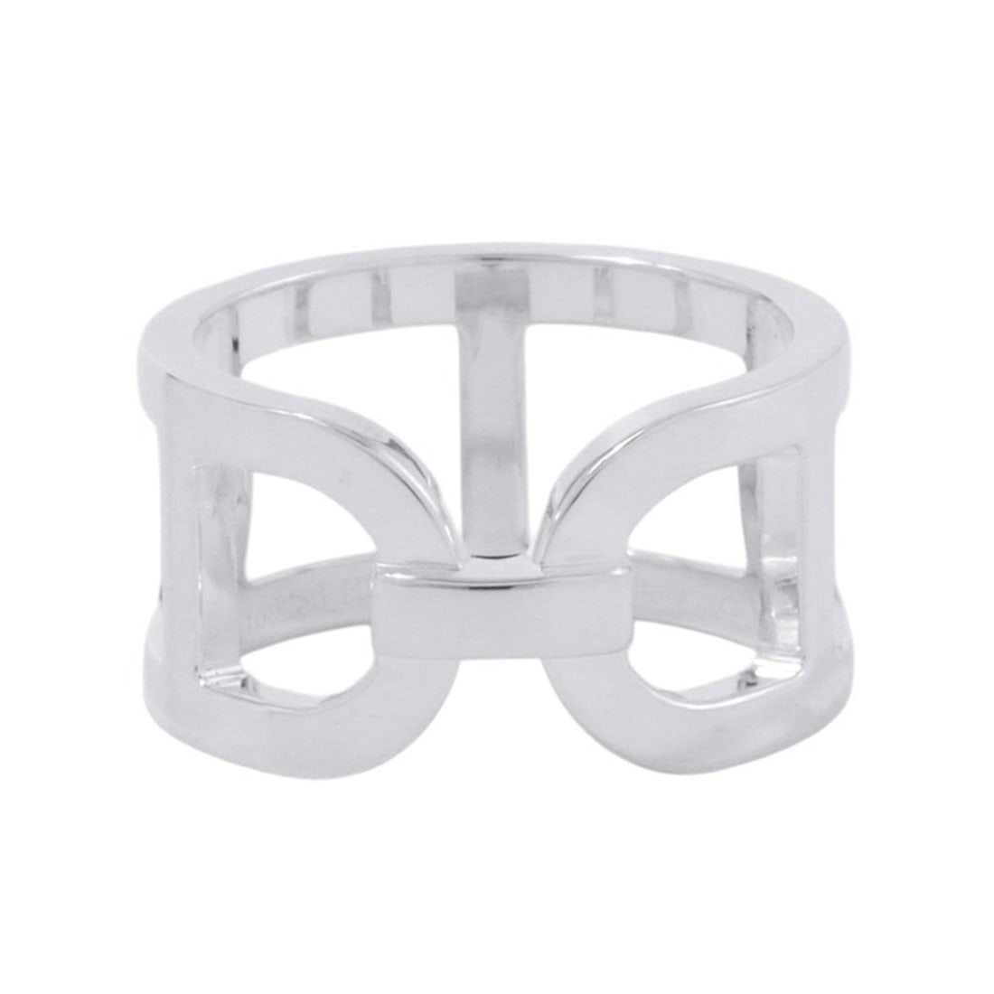 Hermes ring Ever Chaine d'Ancre MM SV925 silver size 53 HERMES: --- Catalog ---Category: SizeWidth: 11mm / 0.43''Weight: 5.9g / 0.2oz.US Size: 6.5Brand Size: 53Category: DesignType: Band ringGender: WomenMaterial: Silver 925Category: GeneralBrand: HermesCountry of