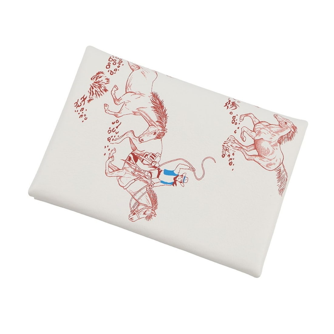 Hermes Wallet/Coin Case Calvi Duo Wild Horse LES MUSTANGS Blanc Swift W Stamp Wallet Coin Purse: --- Catalog ---Category: SizeSize (HxWxD): 7cm x 10.5cm / 2.75'' x 4.13''Category: DesignType: Coin purse/coin caseColor: WhiteGender: WomenMaterial: Swift leather Category: GeneralBrand: HermesCountr