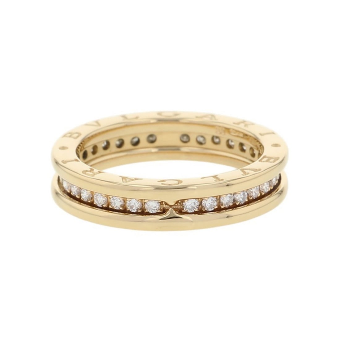 BVLGARI B-zero1 1-band diamond ring in 18K yellow gold, size 55.: --- Catalog ---Category: SizeUS Size: 7.5Brand Size: 55Category: DesignType: Band ringColor: Yellow goldStone: DiamondGender: Women,MenMaterial: Yellow gold (18K)Category: GeneralBrand: Bvlgari--- Ite