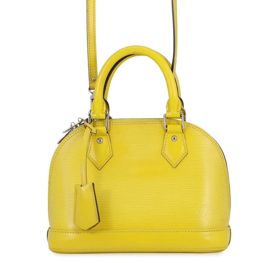 Louis Vuitton Alma BB Epi Handbag M40981 LOUIS VUITTON 2-way Shoulder Bag for Women: --- Catalog ---Category: SizeSize (HxWxD): 17.5cm x 23.5cm x 11cm / 6.88'' x 9.25'' x 4.33''Category: DesignType: Handbag, Shoulder bagColor: Pistache, YellowGender: WomenMaterial: Epi leather Categor