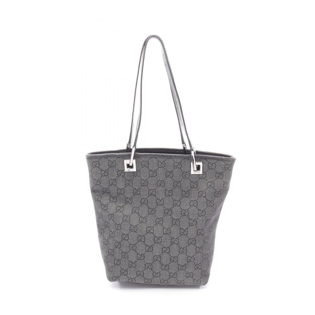 Gucci GG Denim Tote Bag Handbag, Leather, Women's, Black, 31244: --- Catalog ---Category: SizeSize (HxWxD): 24cm x 17cm x 10cm / 9.44'' x 6.69'' x 3.93''Category: DesignType: Handbag, Tote bagColor: BlackGender: WomenMaterial: Denim , Leather Category: GeneralMPN: