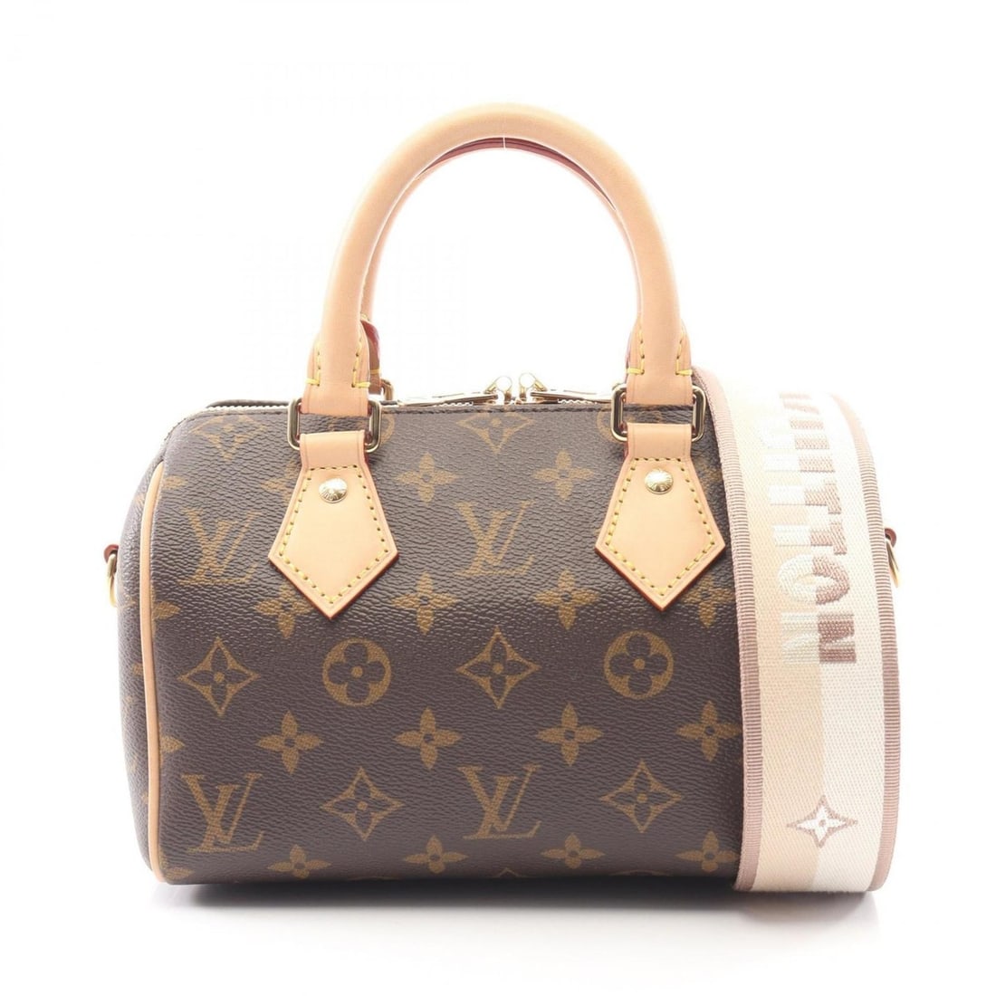 Louis Vuitton Speedy Bandoulière 20 Handbag, Coated Canvas and Leather, Monogram Pattern, Women's,: --- Catalog ---Category: SizeSize (HxWxD): 14cm x 21cm x 10.5cm / 5.51'' x 8.26'' x 4.13''Category: DesignType: HandbagColor: Beige, Brown, MonogramGender: WomenMaterial: Coated canvas , Leather Categ