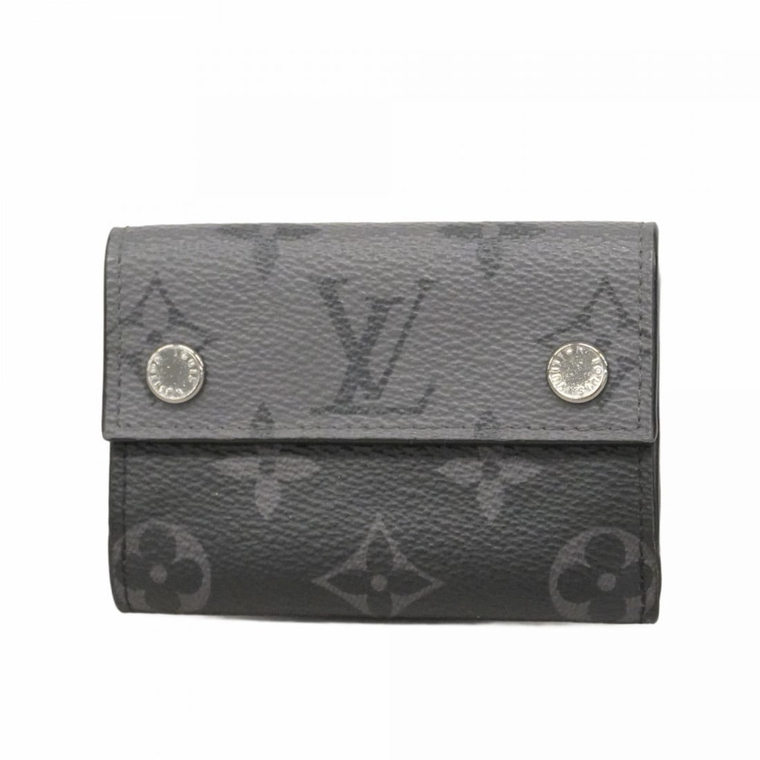 Louis Vuitton Tri-fold Wallet Monogram Eclipse Reverse Discovery Compact M45417 Black Grey Men's: --- Catalog ---Category: SizeSize (HxWxD): 7cm x 9.5cm x 2.5cm / 2.75'' x 3.74'' x 0.98''Category: DesignType: Wallet (tri-fold)Color: Black, GrayGender: MenCategory: GeneralMPN: M45417Brand: Louis Vu