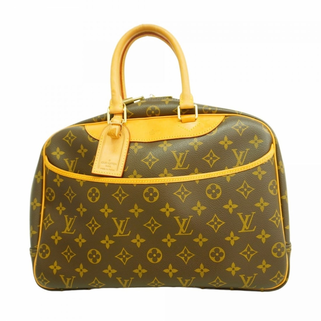 Louis Vuitton Monogram Deauville Handbag M47270 Brown Women's: --- Catalog ---Category: SizeSize (HxWxD): 26cm x 34cm x 13cm / 10.23'' x 13.38'' x 5.11''Category: DesignType: HandbagColor: BrownGender: WomenCategory: GeneralMPN: M47270Brand: Louis Vuitton--- Item