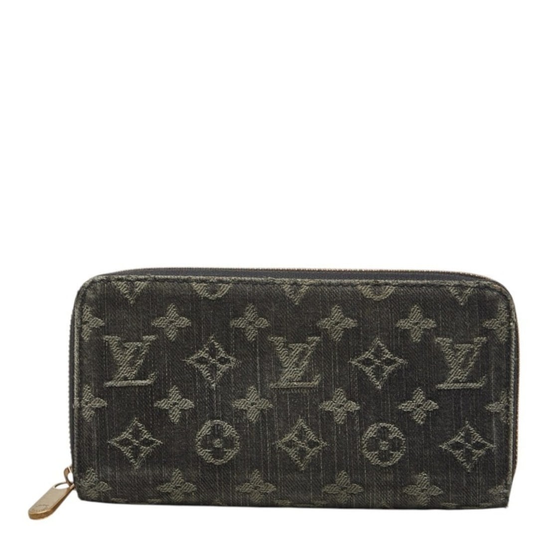 Louis Vuitton Monogram Denim Zippy Wallet Long M95614 Noir Black Men's LOUIS VUITTON: --- Catalog ---Category: SizeSize (HxWxD): 10cm x 19.5cm x 2.5cm / 3.93'' x 7.67'' x 0.98''Category: DesignType: Long wallet (bi-fold)Color: Black, NoirGender: MenMaterial: Denim Category: GeneralMPN: