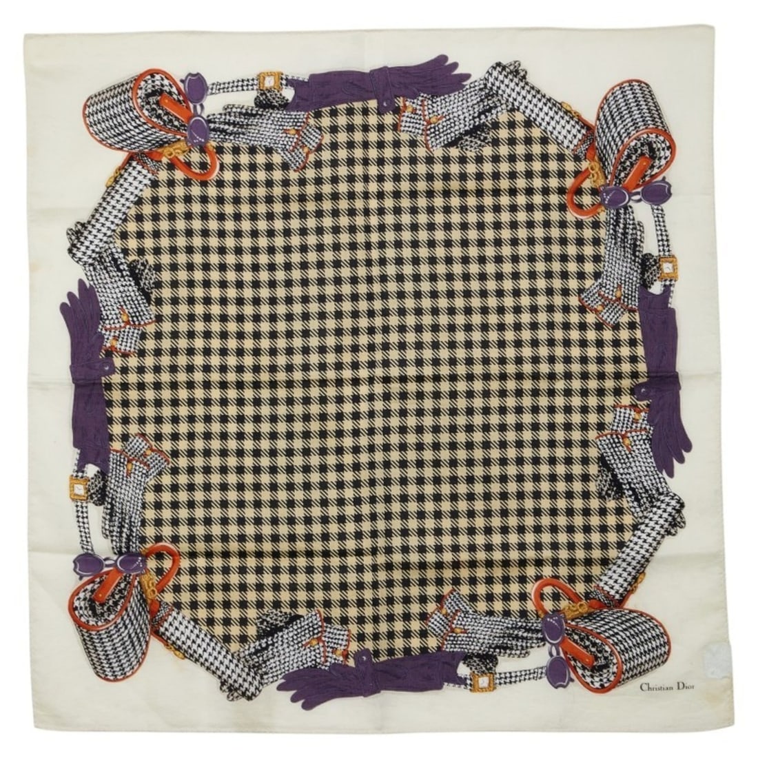 Christian Dior Dior Scarf Muffler White Multicolor Women's: --- Catalog ---Category: SizeSize (LxW): 56cm / 22.04''Category: DesignType: ScarfColor: Multi-color, WhiteGender: WomenCategory: GeneralBrand: Christian Dior--- Item List ---Section: ConditionRanking