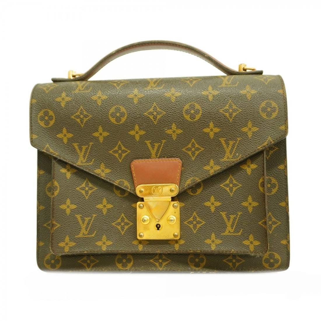 Louis Vuitton Monogram Monceau 28 Handbag M51185 Brown Women's: --- Catalog ---Category: SizeSize (HxWxD): 22cm x 27.5cm x 7.5cm / 8.66'' x 10.82'' x 2.95''Category: DesignType: HandbagColor: BrownGender: WomenCategory: GeneralMPN: M51185Brand: Louis Vuitton--- It