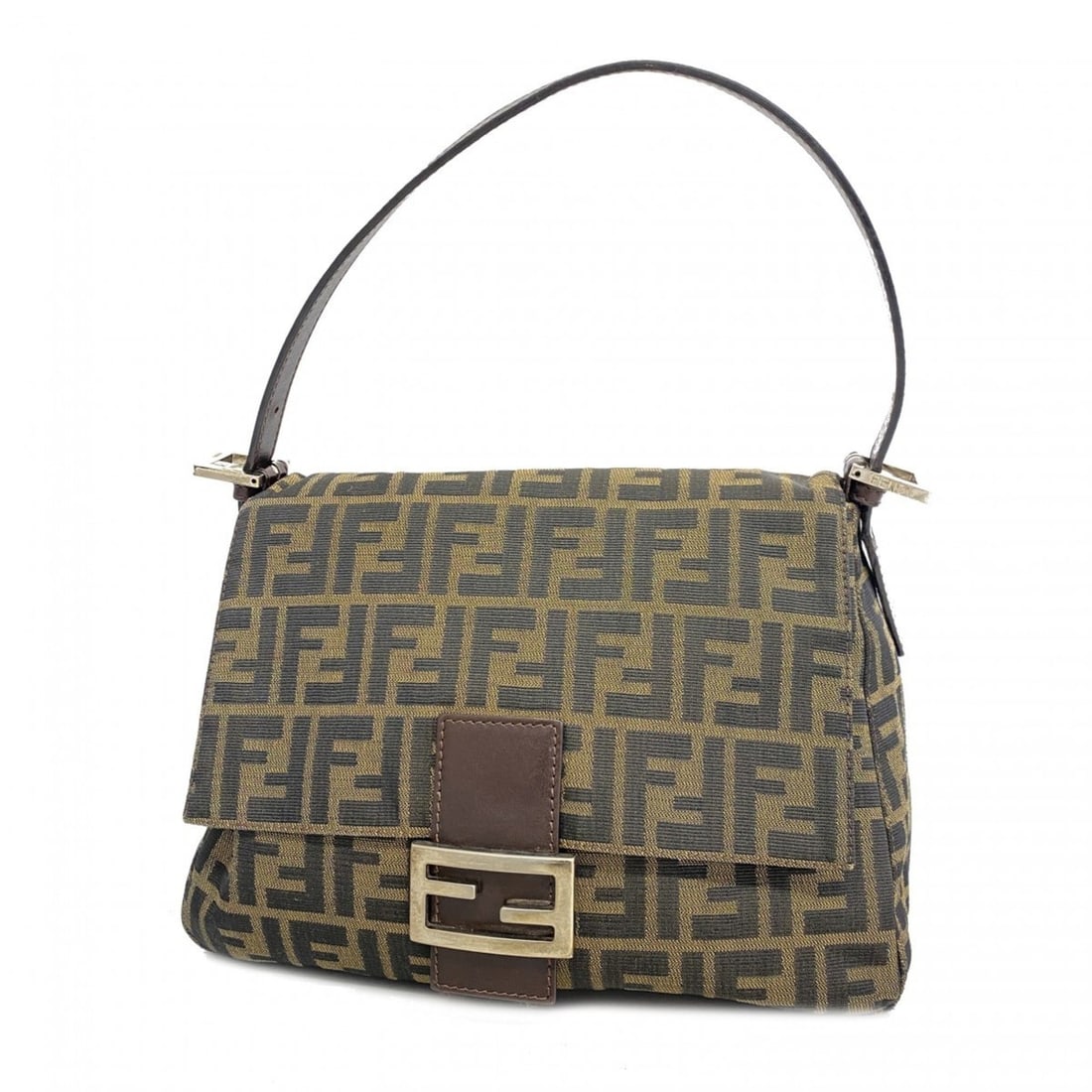 Fendi Zucca Mamma Bucket Nylon Canvas Handbag, Brown, Women's: --- Catalog ---Category: SizeSize (HxWxD): 22.5cm x 30cm x 11.5cm / 8.85'' x 11.81'' x 4.52''Category: DesignType: HandbagColor: BrownGender: WomenMaterial: Nylon canvas Hardware Color: SilverCategory