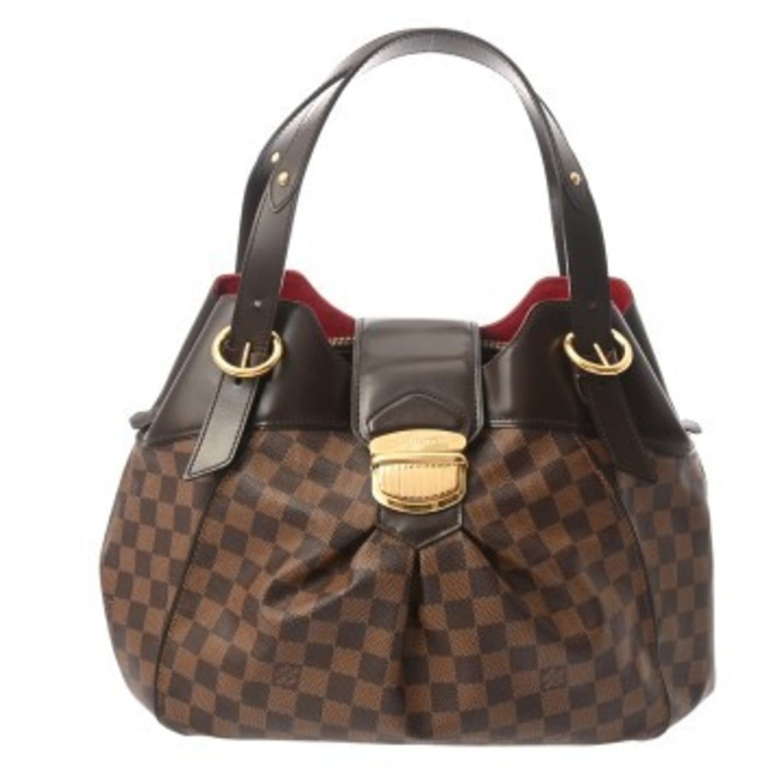 LOUIS VUITTON Louis Vuitton Damier Sistina GM Brown N41540 Women's Canvas Handbag AB Rank Used Ginzo: --- Catalog ---Category: SizeSize (HxWxD): 29cm x 44cm x 15cm / 11.41'' x 17.32'' x 5.9''Category: DesignType: HandbagColor: BrownGender: WomenMaterial: Damier Canvas Hardware Color: GoldCategory: Gen