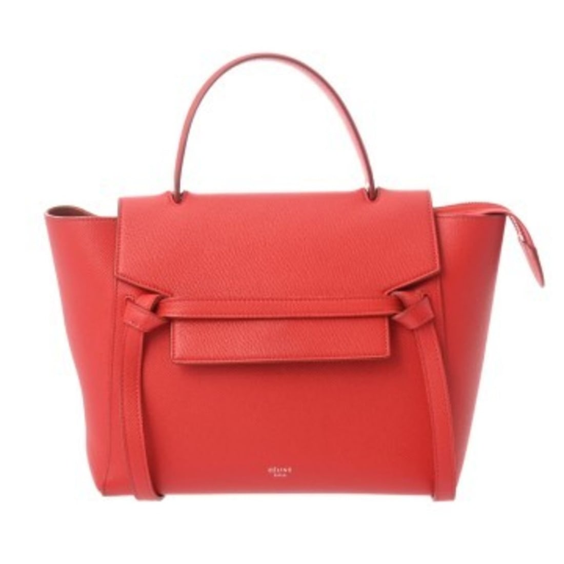 CELINE Belt Bag Micro Red 189153 Women's Grain Leather Handbag AB Rank Used Ginzo: --- Catalog ---Category: SizeSize (HxWxD): 21.5cm x 24cm x 13.5cm / 8.46'' x 9.44'' x 5.31''Category: DesignType: HandbagColor: Red colorGender: WomenMaterial: Leather Hardware Color: SilverCategory: