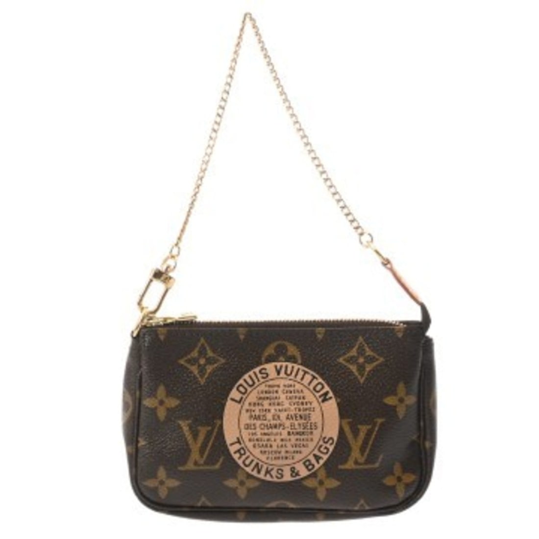 LOUIS VUITTON Louis Vuitton Monogram Mini Pochette Accessoires T&B Brown M60153 Women's Canvas: --- Catalog ---Category: SizeSize (HxWxD): 9.5cm x 14cm x 2.5cm / 3.74'' x 5.51'' x 0.98''Category: DesignType: Pochette, PouchColor: BrownGender: WomenMaterial: Monogram Hardware Color: GoldCategory: