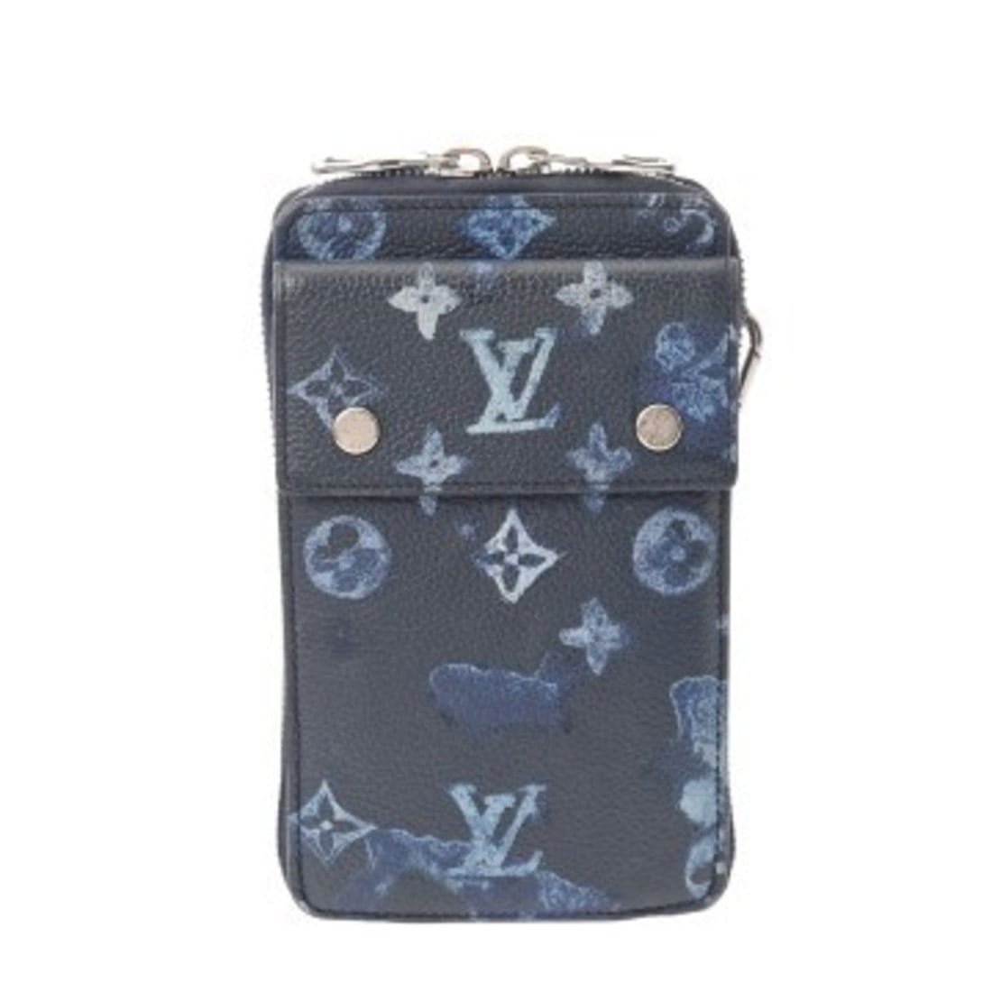 LOUIS VUITTON Louis Vuitton Monogram Watercolor Phone Pouch Blue M80466 Men's Canvas Shoulder Bag B: --- Catalog ---Category: SizeSize (HxWxD): 17.5cm x 10.5cm x 2cm / 6.88'' x 4.13'' x 0.78''Category: DesignType: Pouch, Shoulder bagColor: BlueGender: MenMaterial: Monogram Hardware Color: SilverCateg
