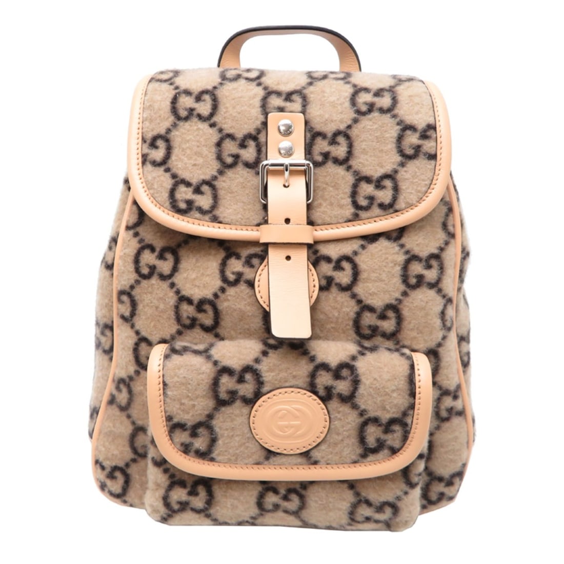 Gucci Children's Backpack, Women's Backpack/Daypack, 630818, Wool, Beige: --- Catalog ---Category: SizeSize (HxWxD): 26cm x 21cm x 11cm / 10.23'' x 8.26'' x 4.33''Category: DesignType: BackpackColor: BeigeGender: WomenMaterial: Wool Category: GeneralMPN: 630818Brand: GucciC