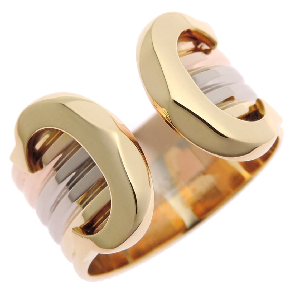 Cartier 2C #54 Women's/Men's Ring, 750 Yellow Gold, Gold Tone: --- Catalog ---Category: SizeJP Size: 13US Size: 6.5Category: DesignType: Band ringGender: Men,WomenMaterial: Pink gold (18K), White gold (18K), Yellow gold (18K)Category: GeneralBrand: Cartier--- Ite
