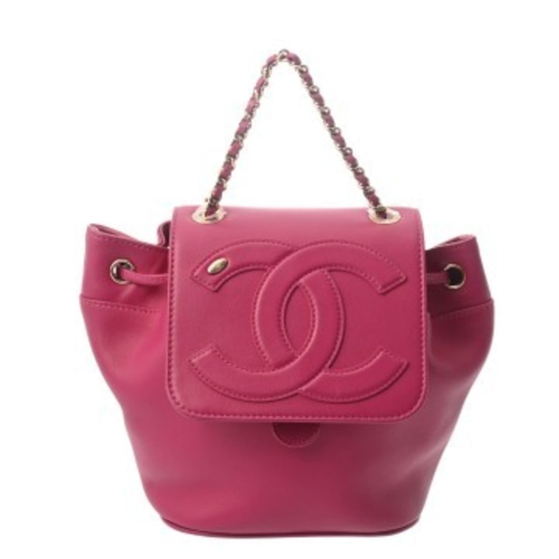 CHANEL Chanel Backpack Purple AS0325 Women's Lambskin Daypack A Rank Used Ginzo: --- Catalog ---Category: SizeSize (HxWxD): 18cm x 16cm x 12cm / 7.08'' x 6.29'' x 4.72''Category: DesignType: BackpackColor: PurpleGender: WomenMaterial: Leather Hardware Color: Champagne goldLeather/