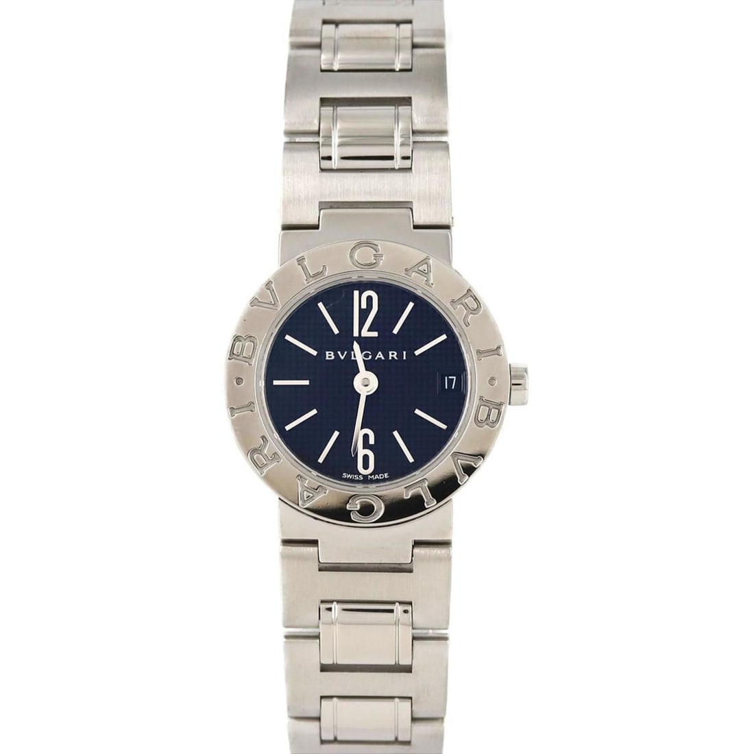 Bulgari BB23SS BB23BSSD SS Quartz Watch: --- Catalog ---Category: SizeWrist Size: 16.5cm / 6.49''Case Diameter: 23mm / 0.91''Category: DesignType: WristwatchGender: WomenColor (Dial): BlackMaterial (Band): Stainless steelMaterial (Case): Sta
